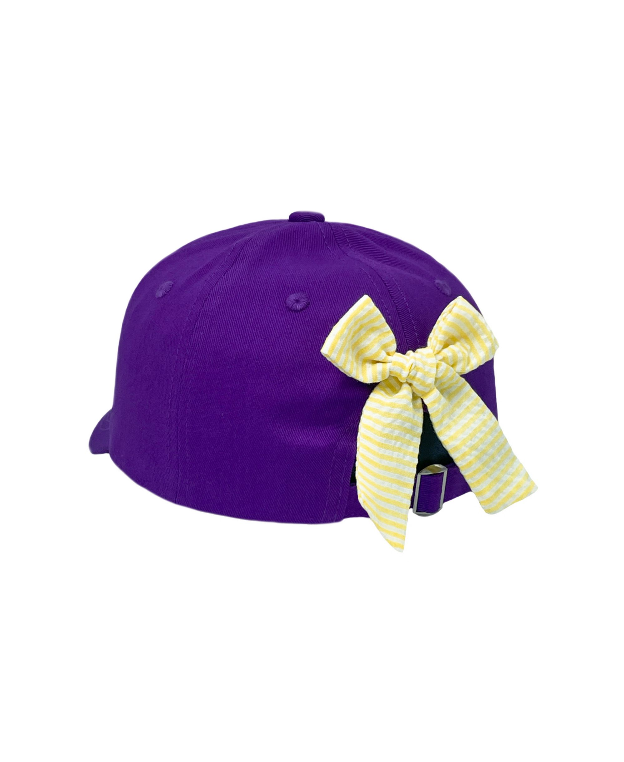Girls' Officially Licensed LSU Bow Baseball Hat - Baby, Little Kid, Big Kid — Image 4