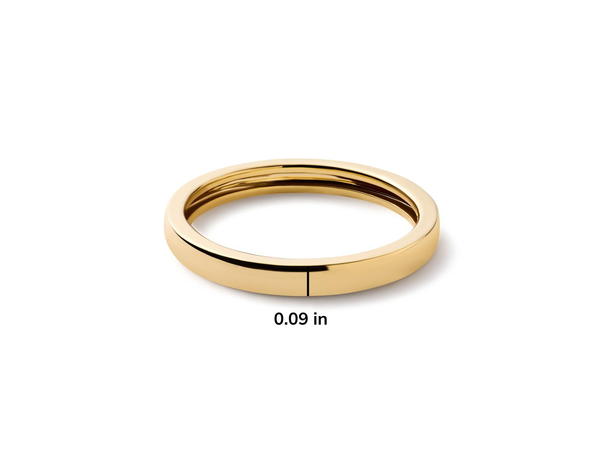 Solid Gold Slim Eclipse Ring — Image 5
