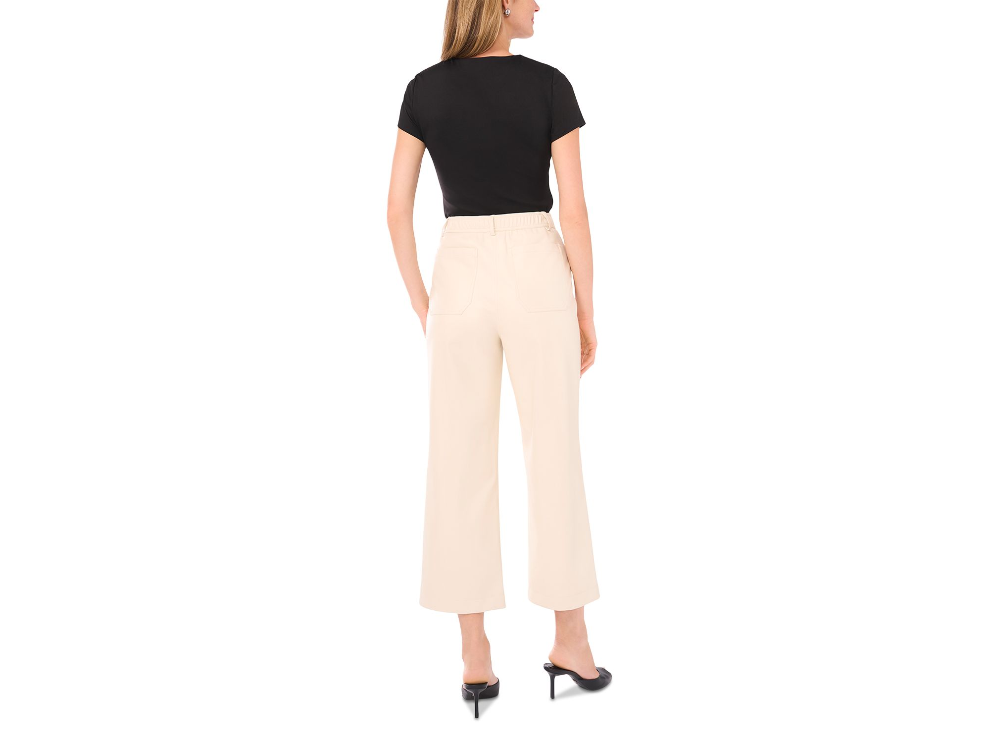 Cropped Front Pocket Pants — Image 4