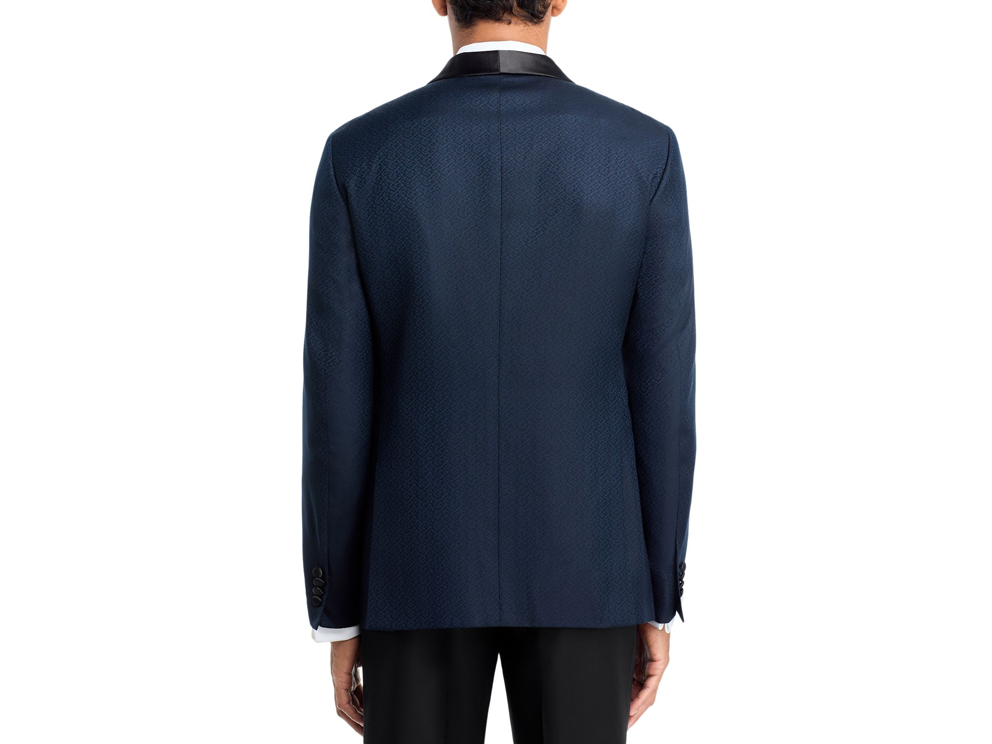 Micro Jacquard Shawl Dinner Jacket — Image 4
