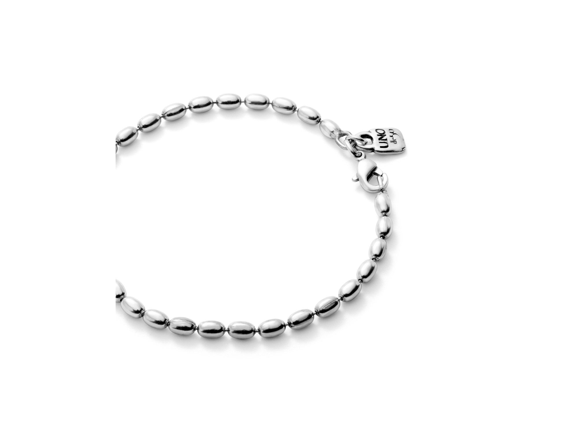 Sterling-Plated Charm Bracelet with Oval Links — Image 3