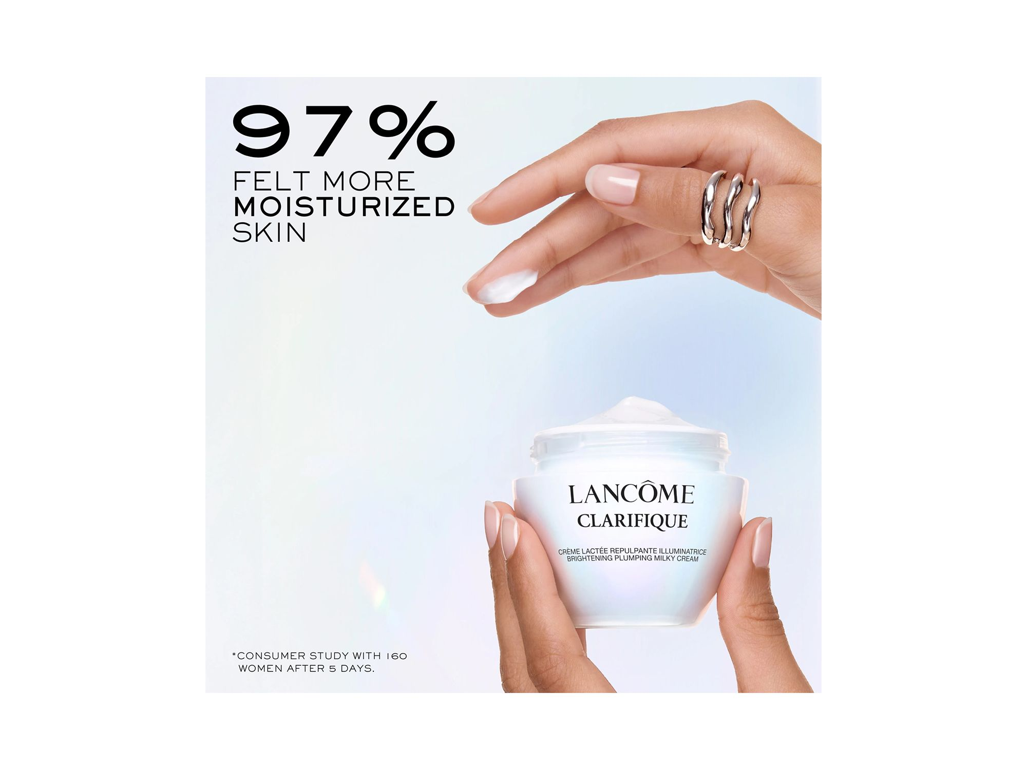 Clarifique Milky Brightening & Plumping Face Cream for Oily Skin 1.69 oz. — Image 4