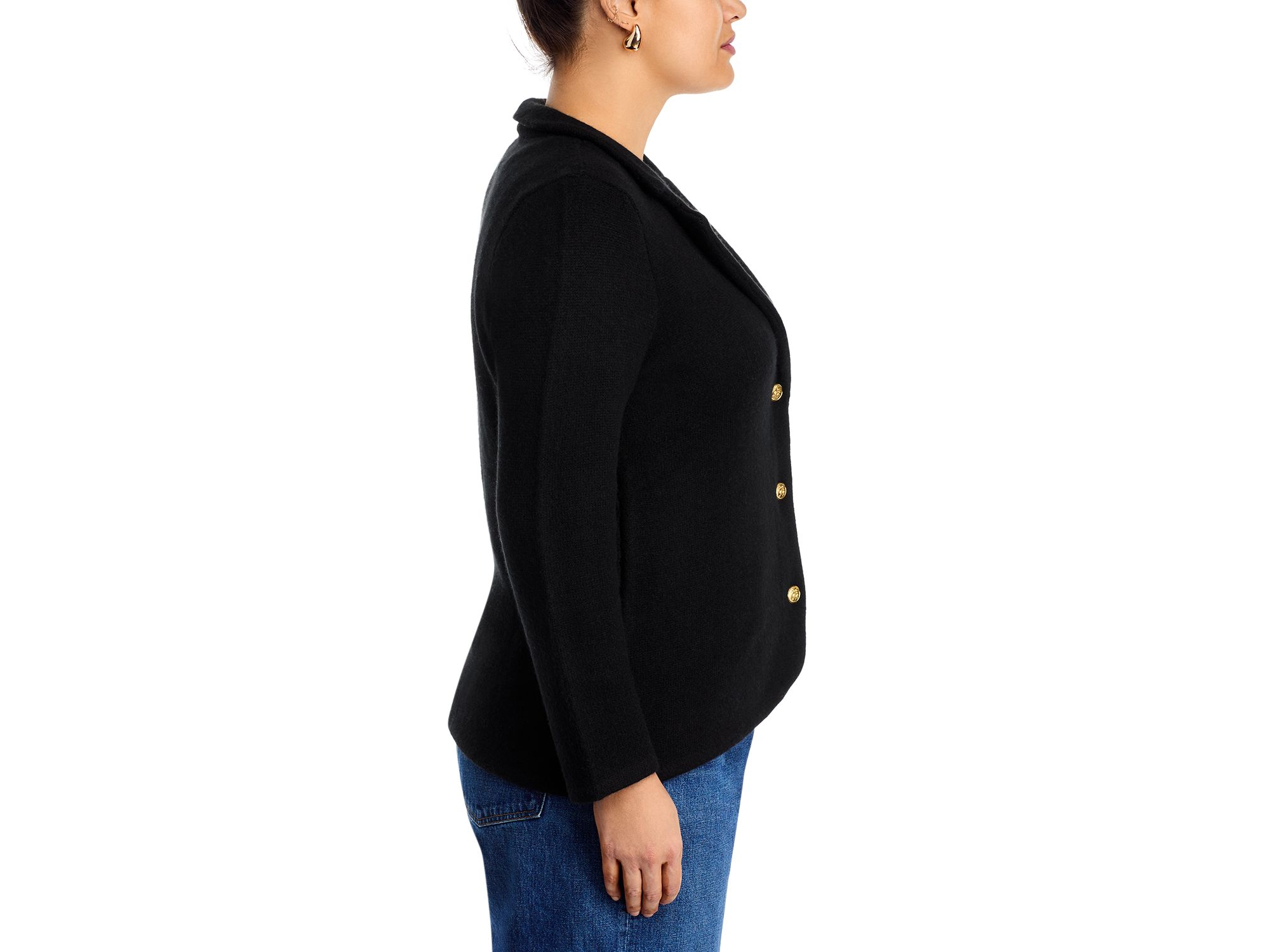 100% Cashmere Notch Lapel Blazer - Exclusive — Image 11