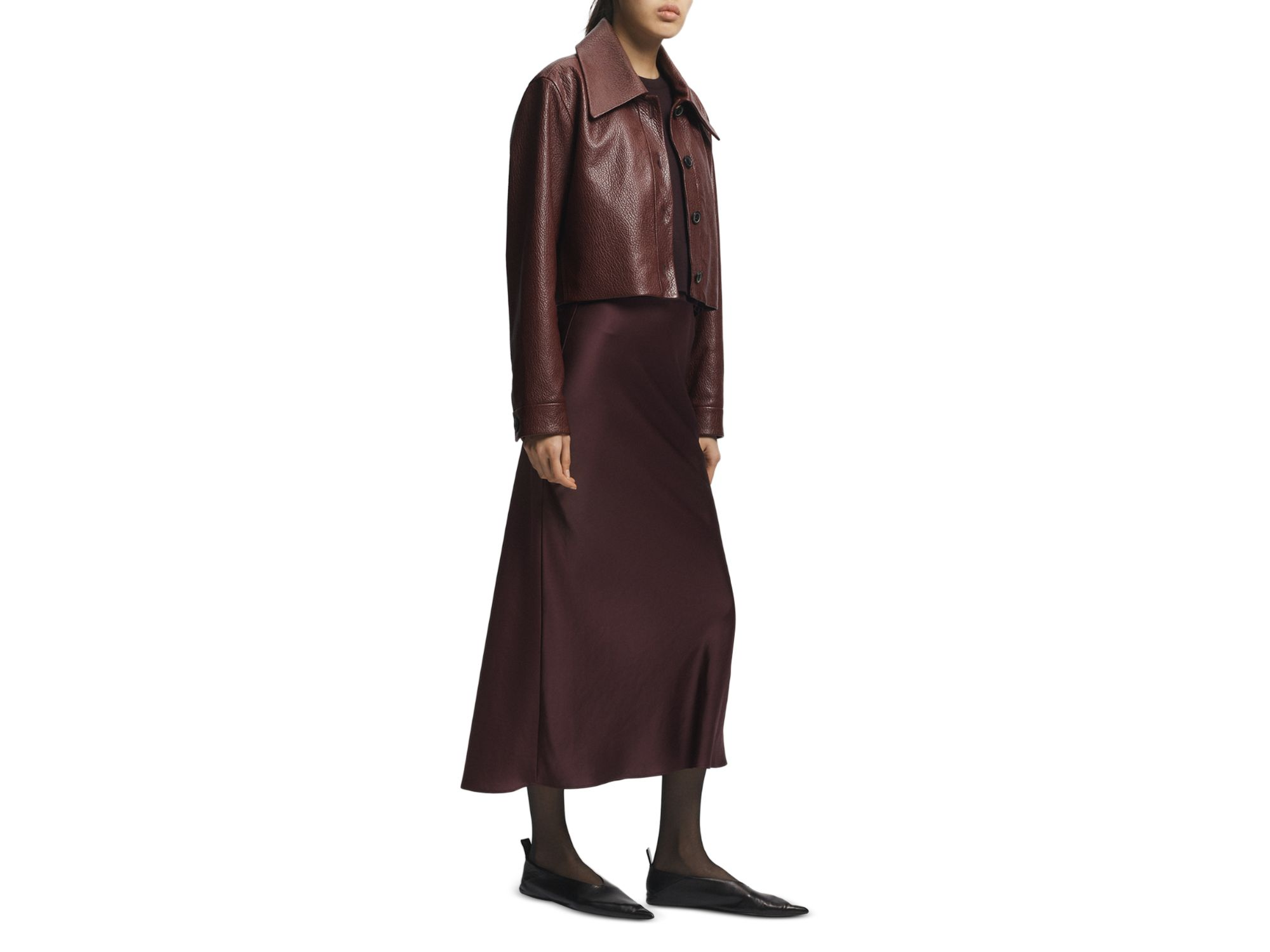 Lomand Textured Leather Jacket — Image 6