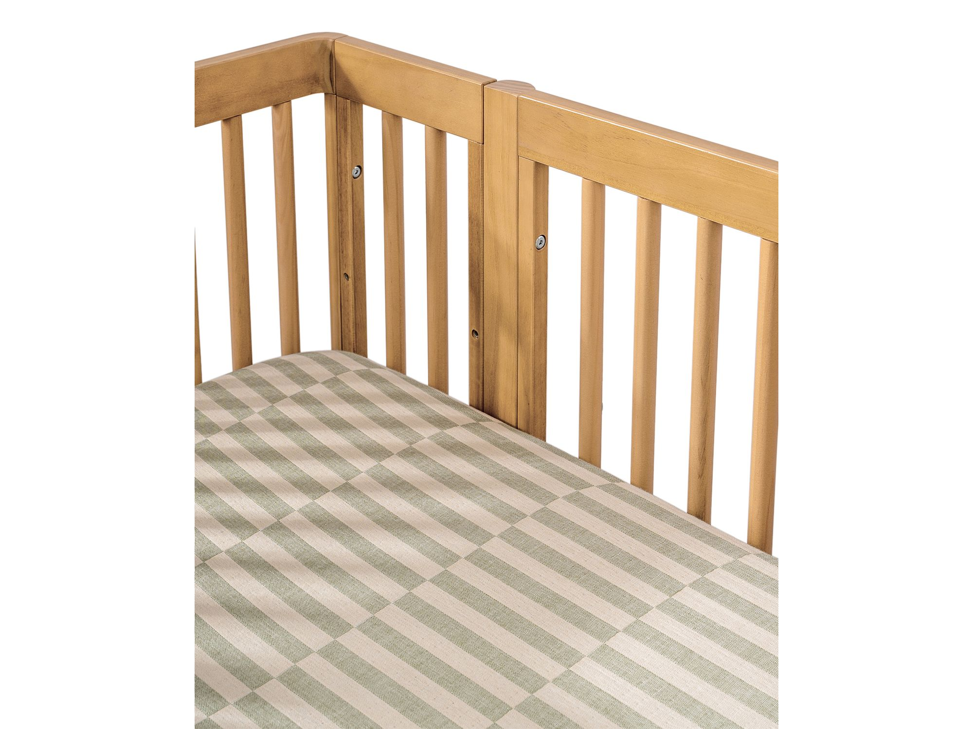 Crib Sheet in Muslin Cotton — Image 4