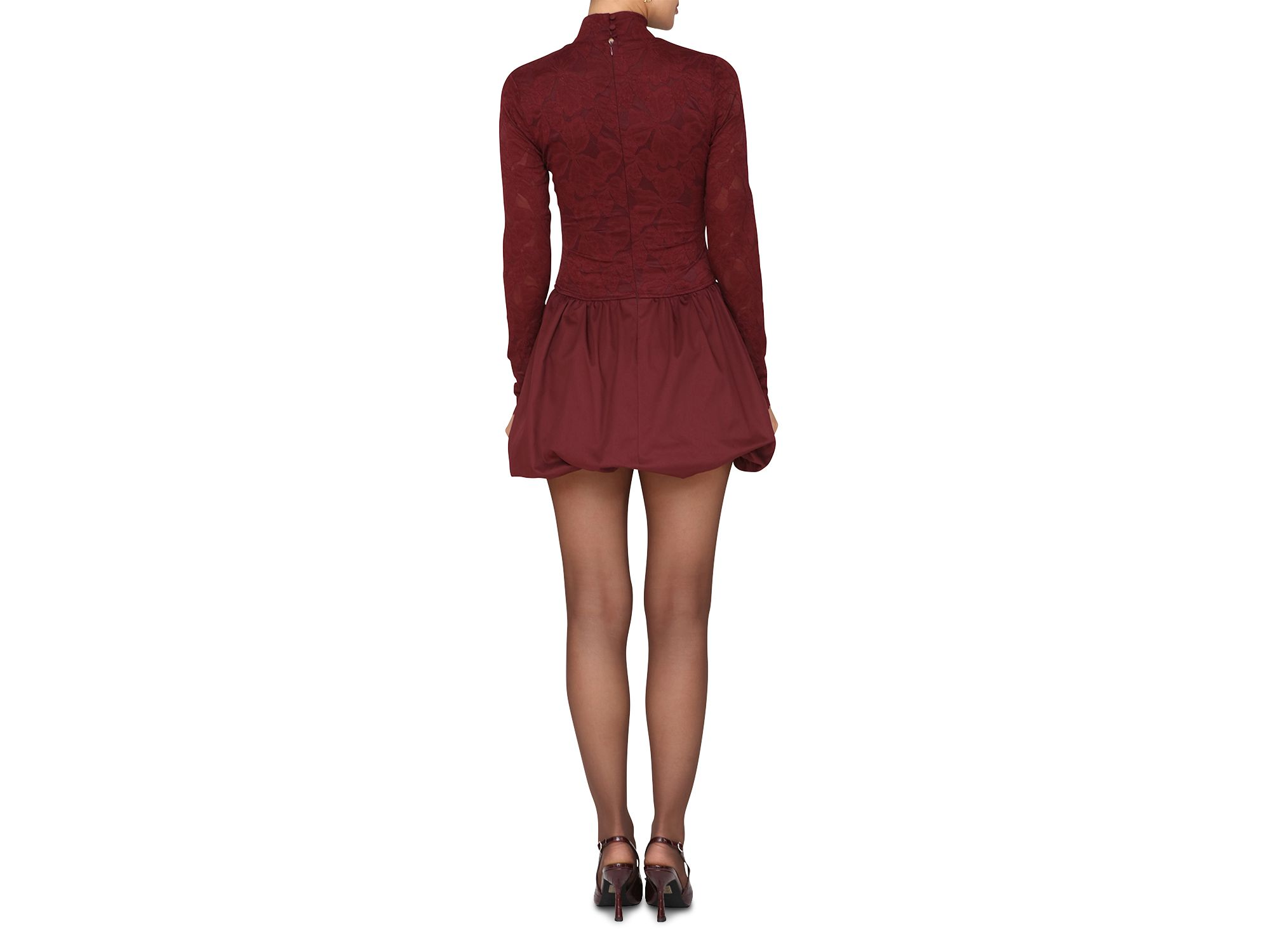 Bubble Hem Mini Dress — Image 6