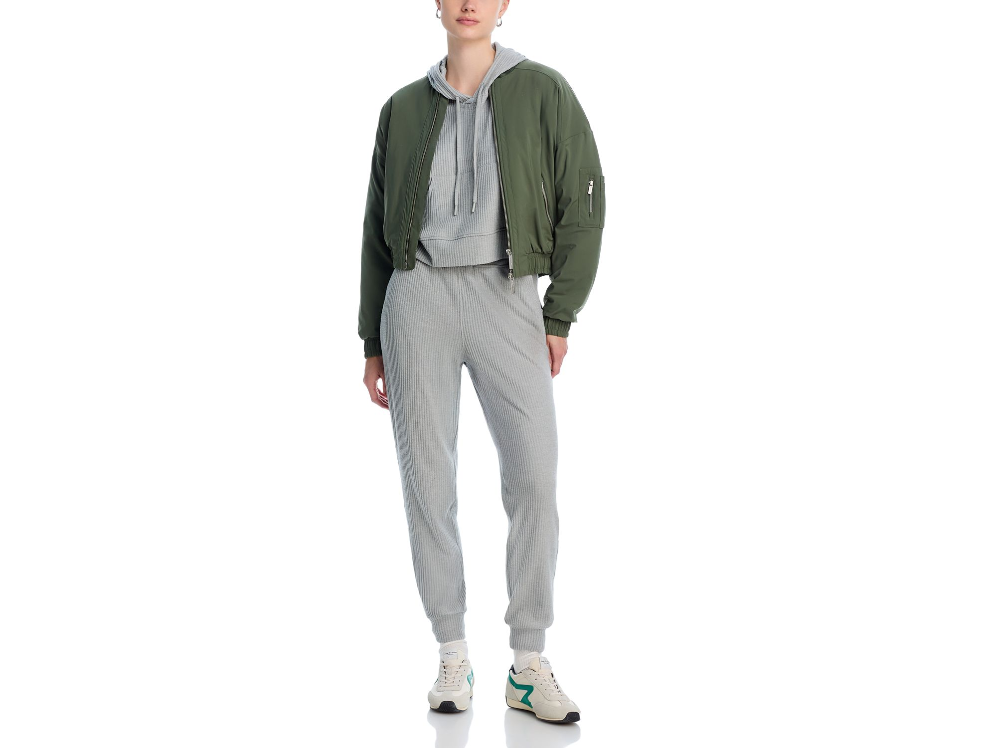 Brushed Rib Joggers - Exclusive — Image 4