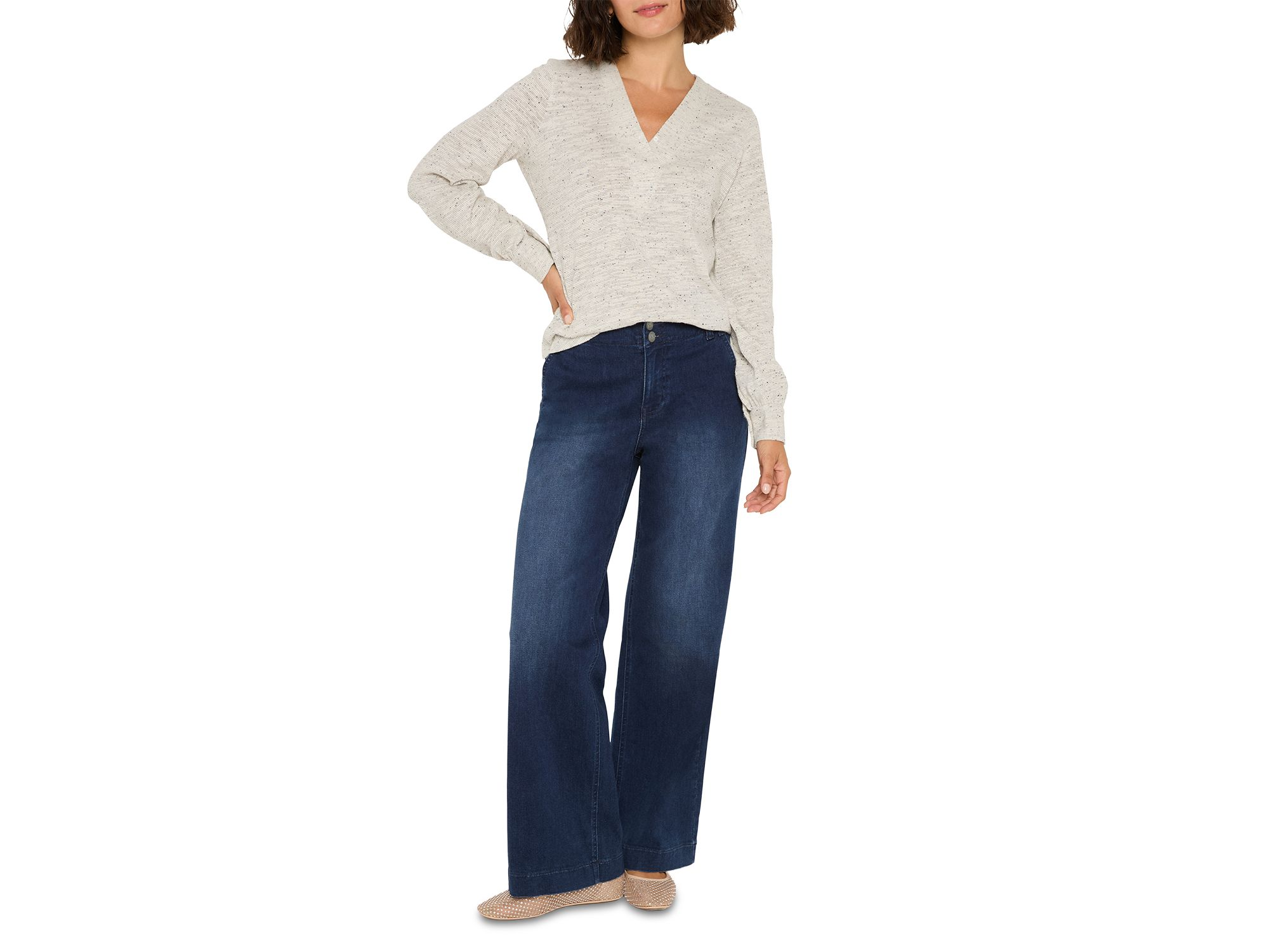 Downtown Sparkle Nep Knit Sweater — Image 4