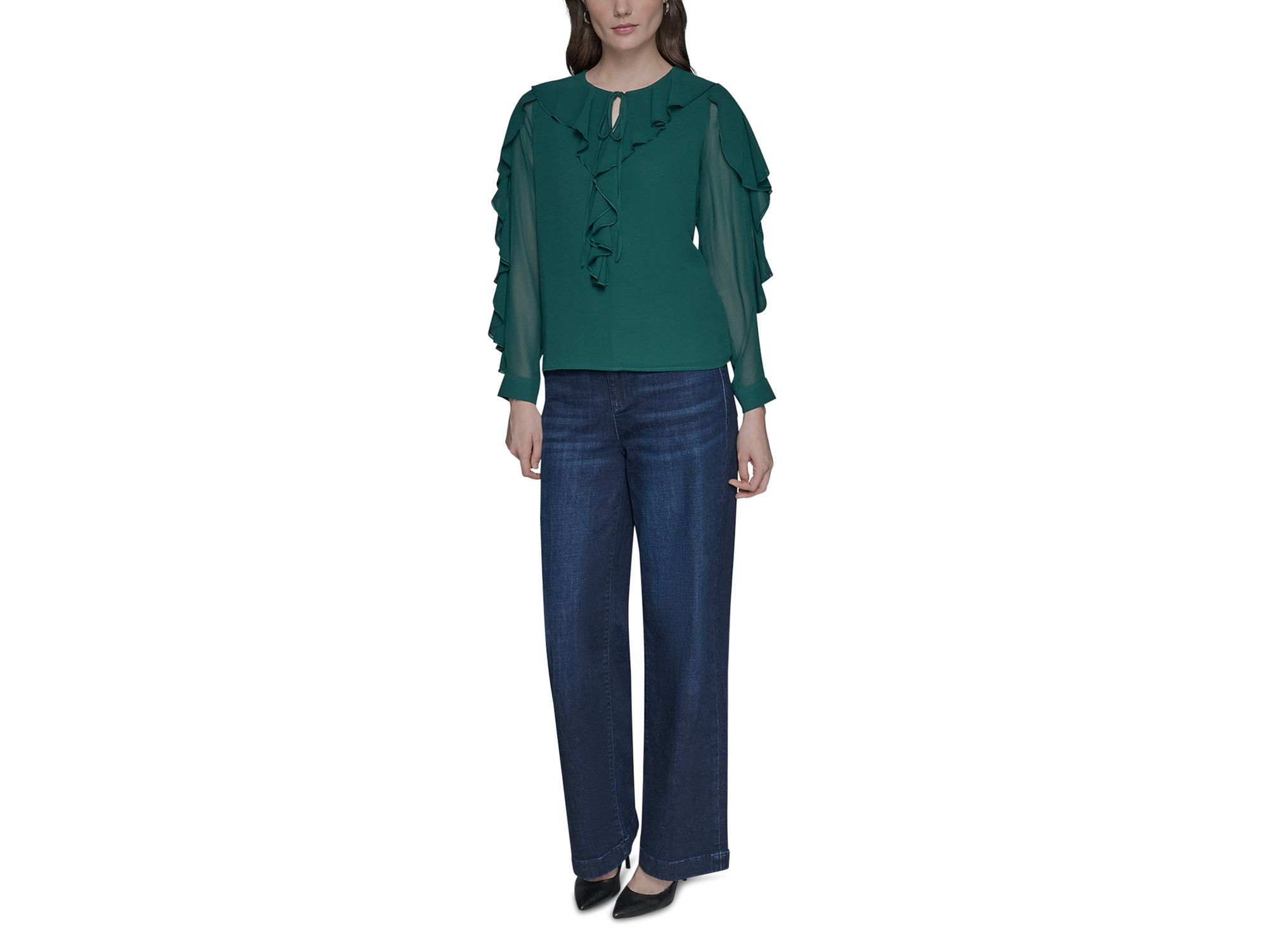 Loose Ruffle Blouse — Image 5