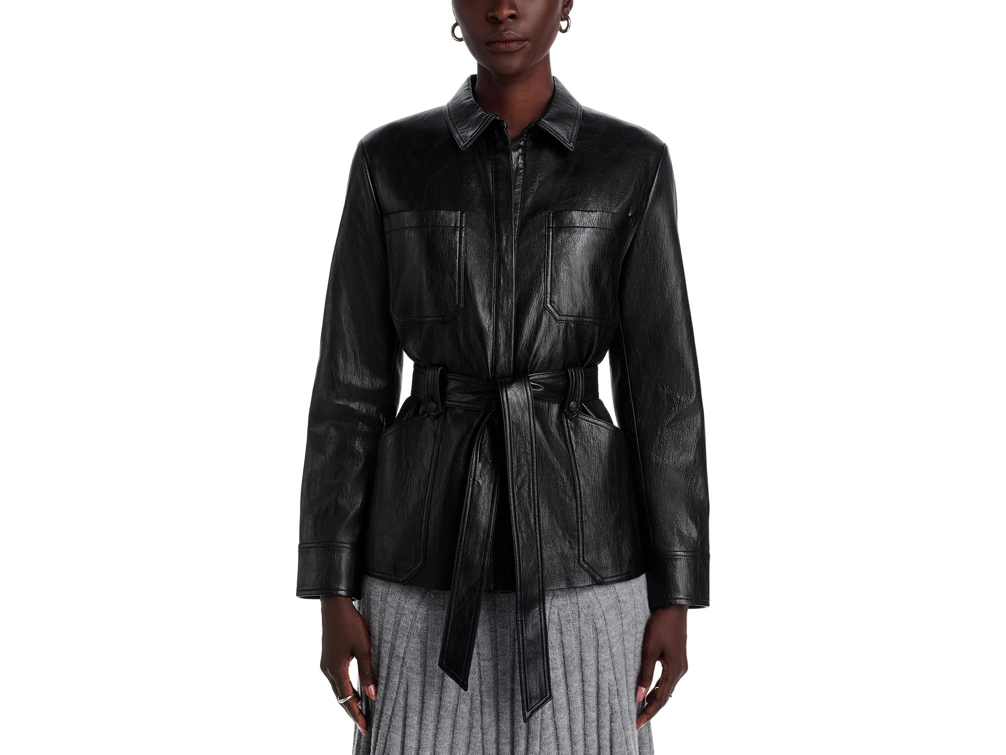 Rowan Faux Leather Jacket — Image 4