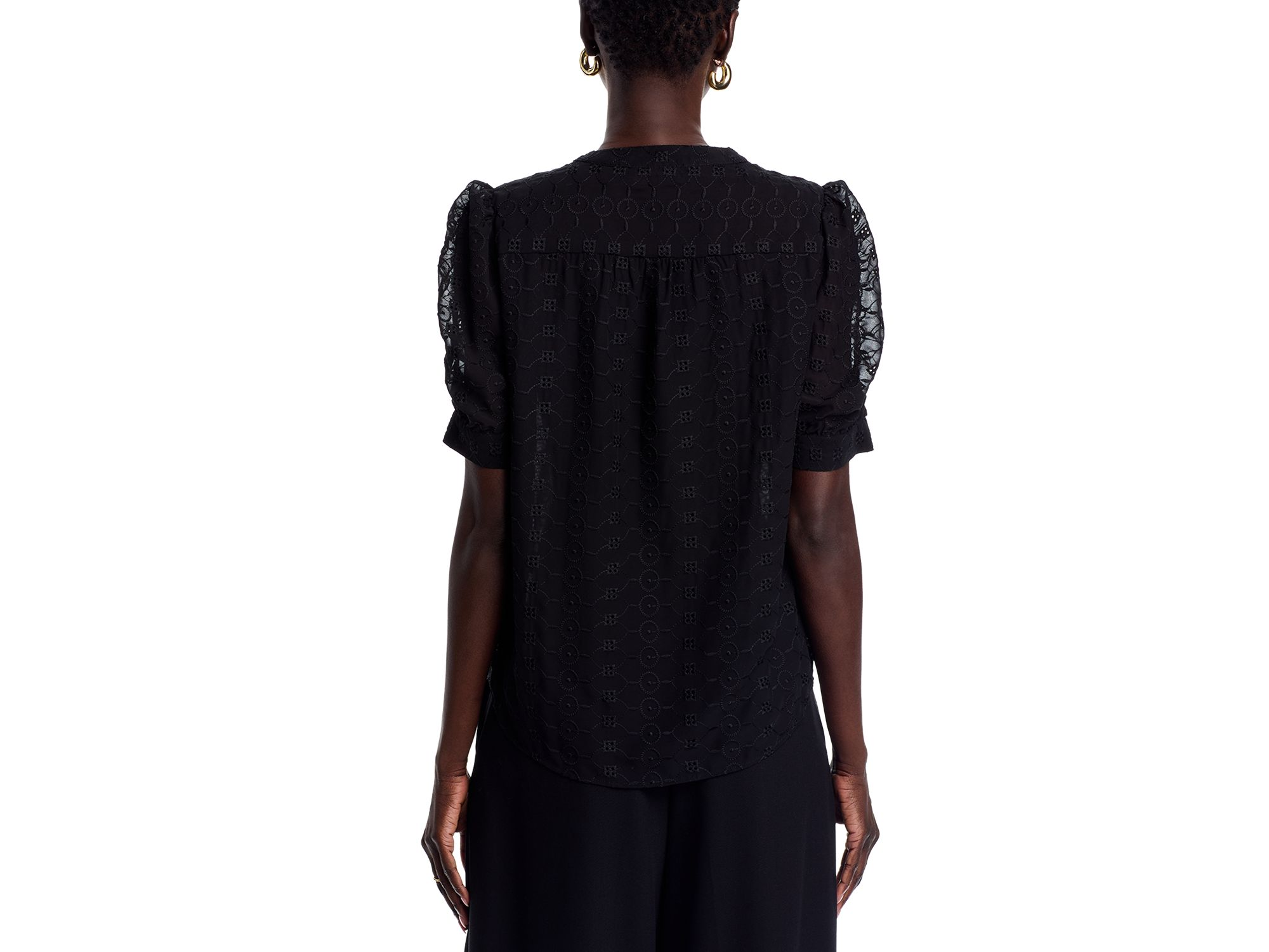 Mandarin Collar Button Front Top — Image 3