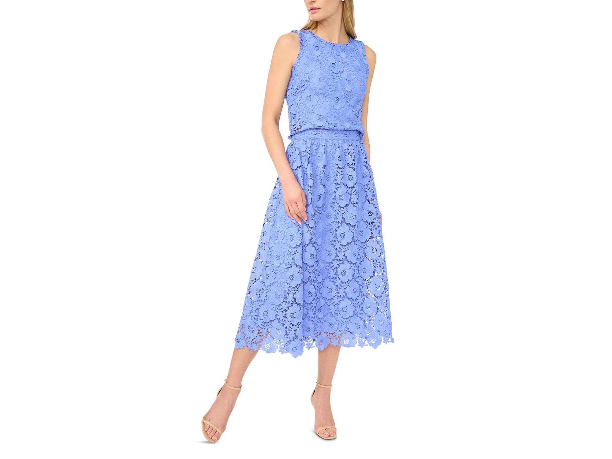 Midi Lace A-Line Skirt — Image 4