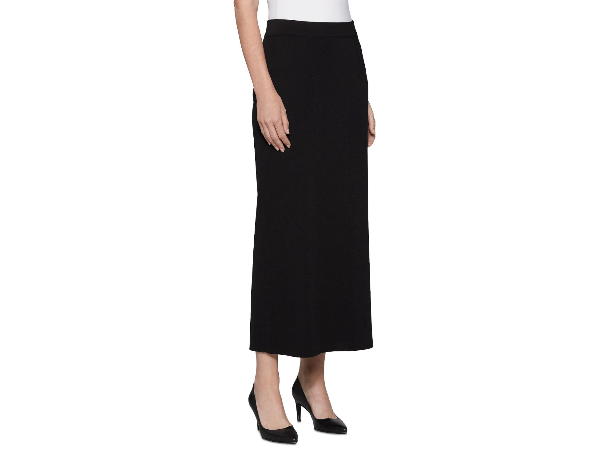 Pull On Slit Hem Skirt — Image 3