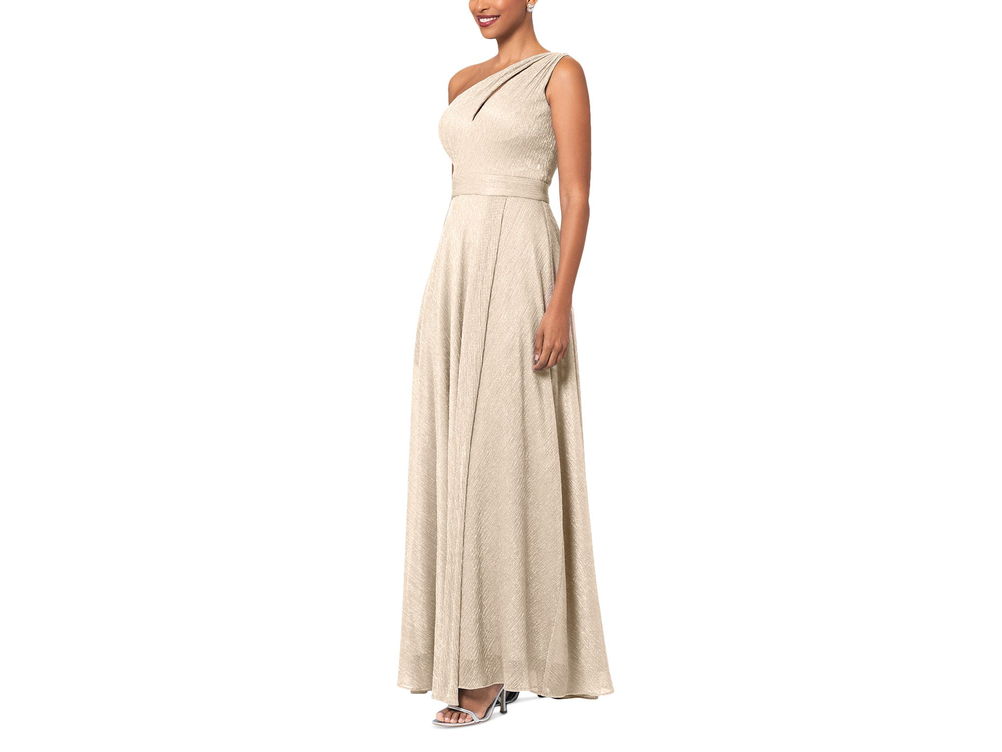 One Shoulder Evening Gown — Image 3