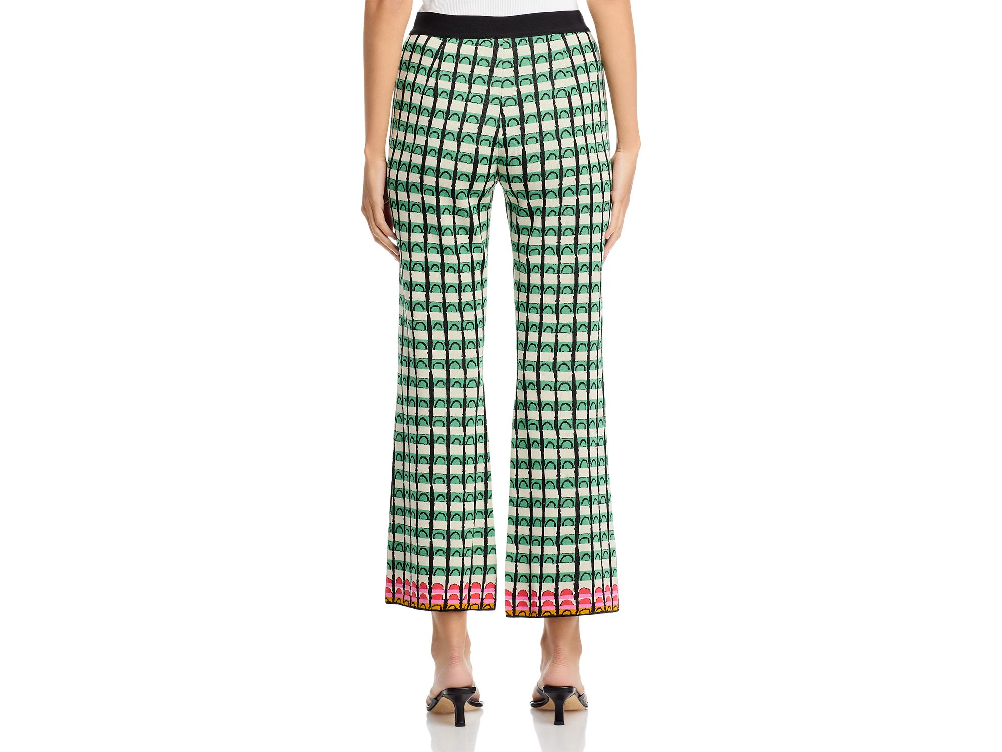 Plaid Knit Pants — Image 4