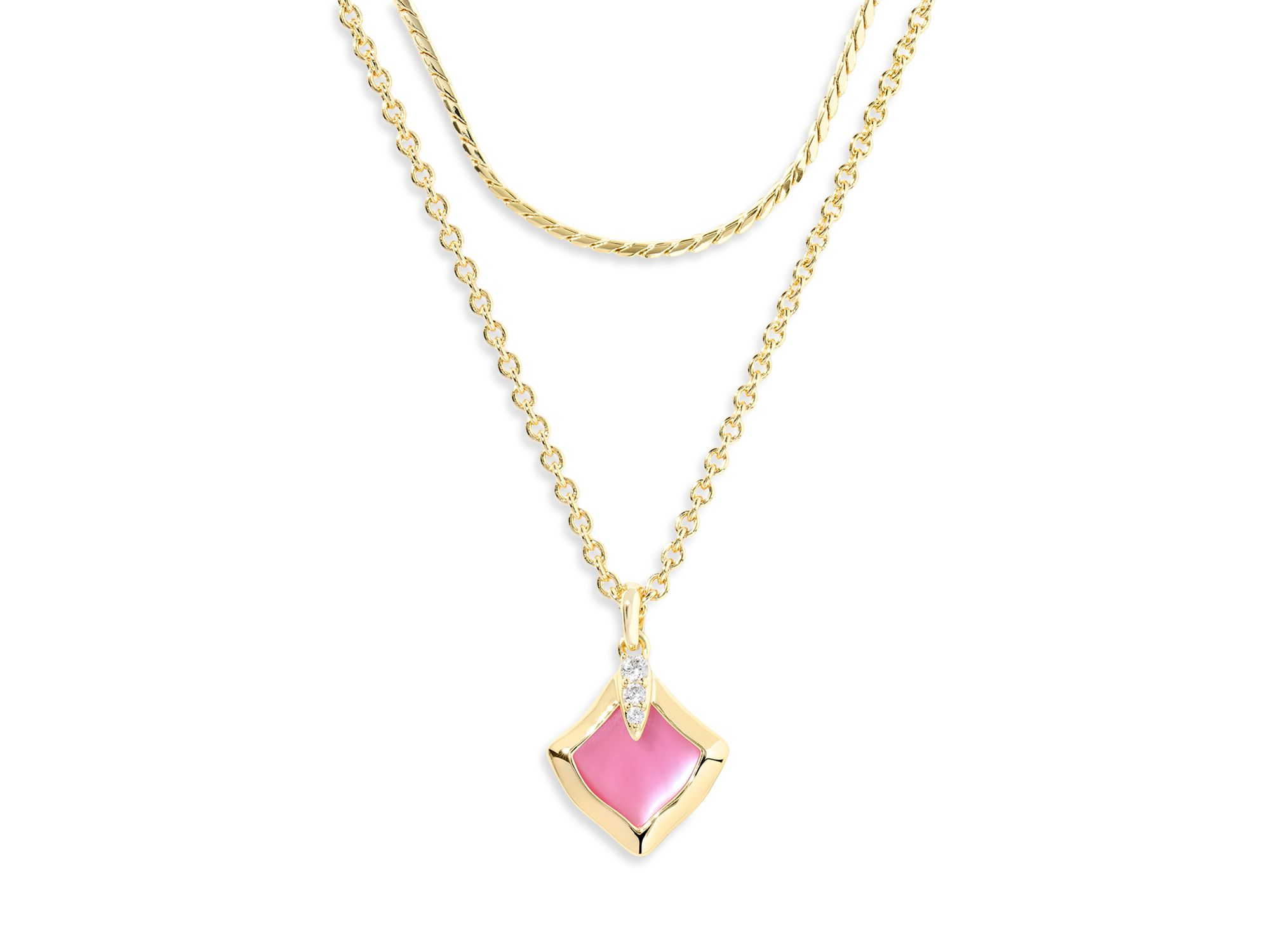 Joelle Multi Strand Necklace, 16" — Image 5