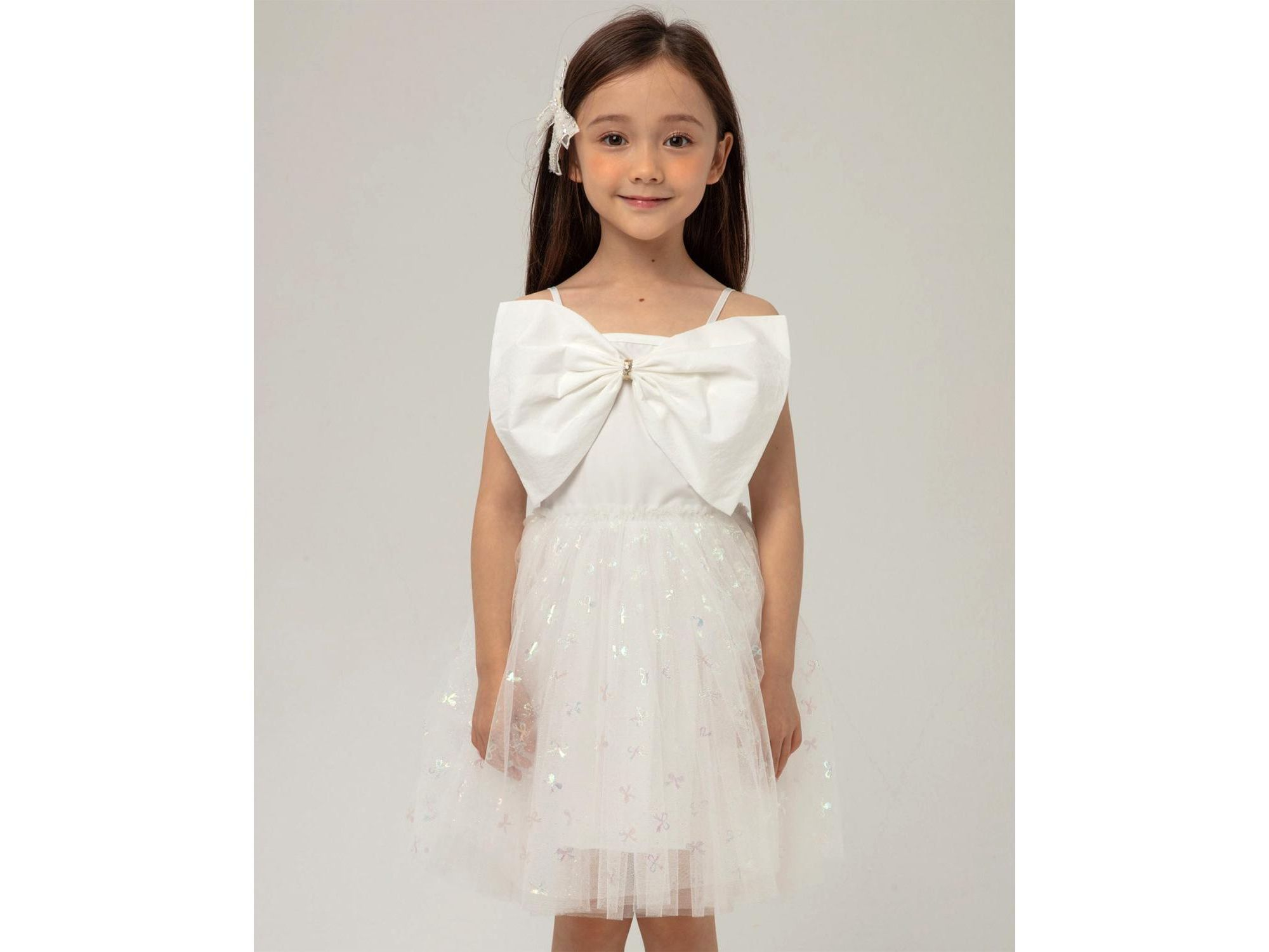 Girls' Big Bow Tutu Dress - Baby, Little Kid, Big Kid — Image 3