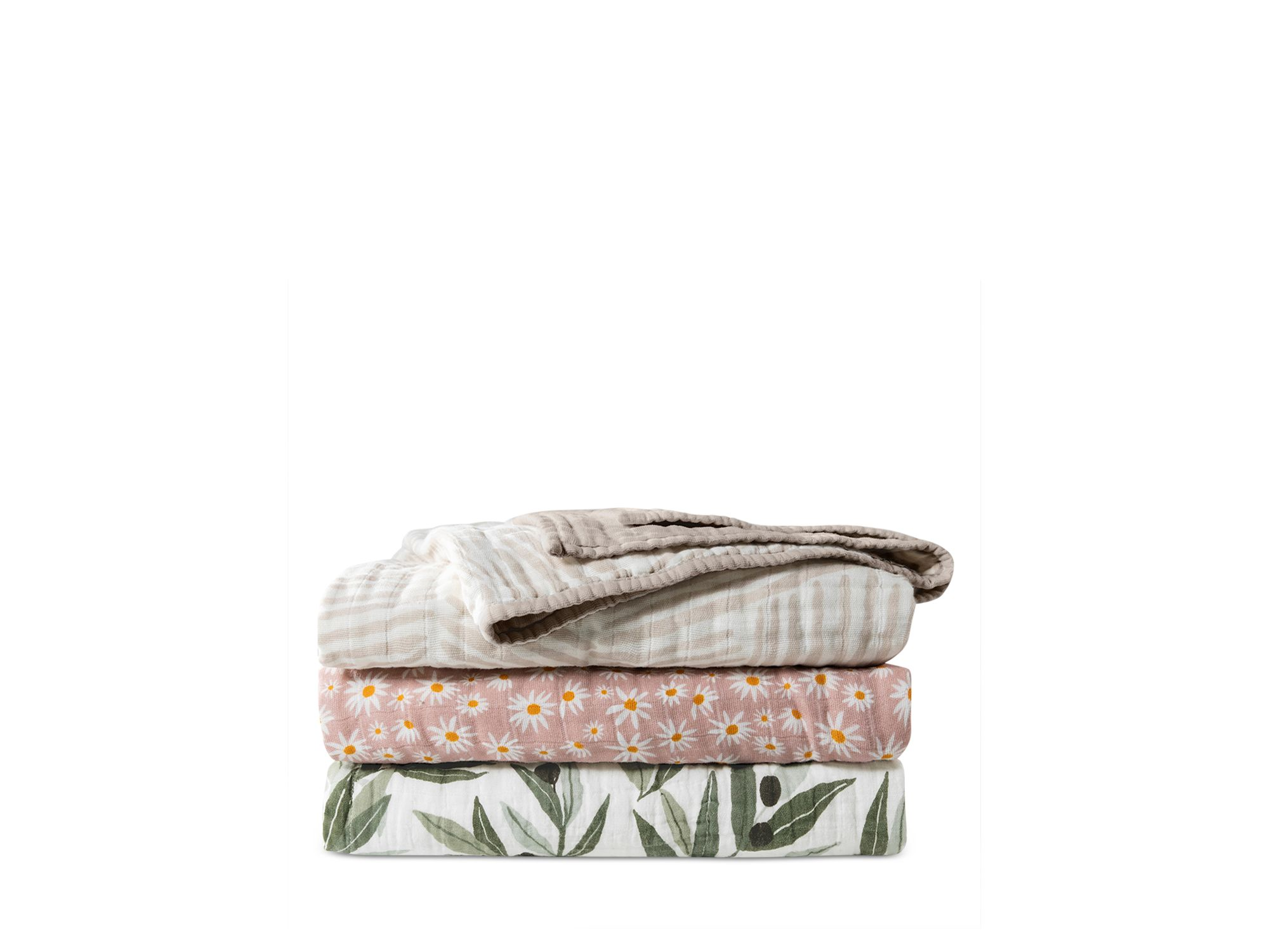 Quilt in 3 Layer GOTS Certified Organic Muslin Cotton — Image 7