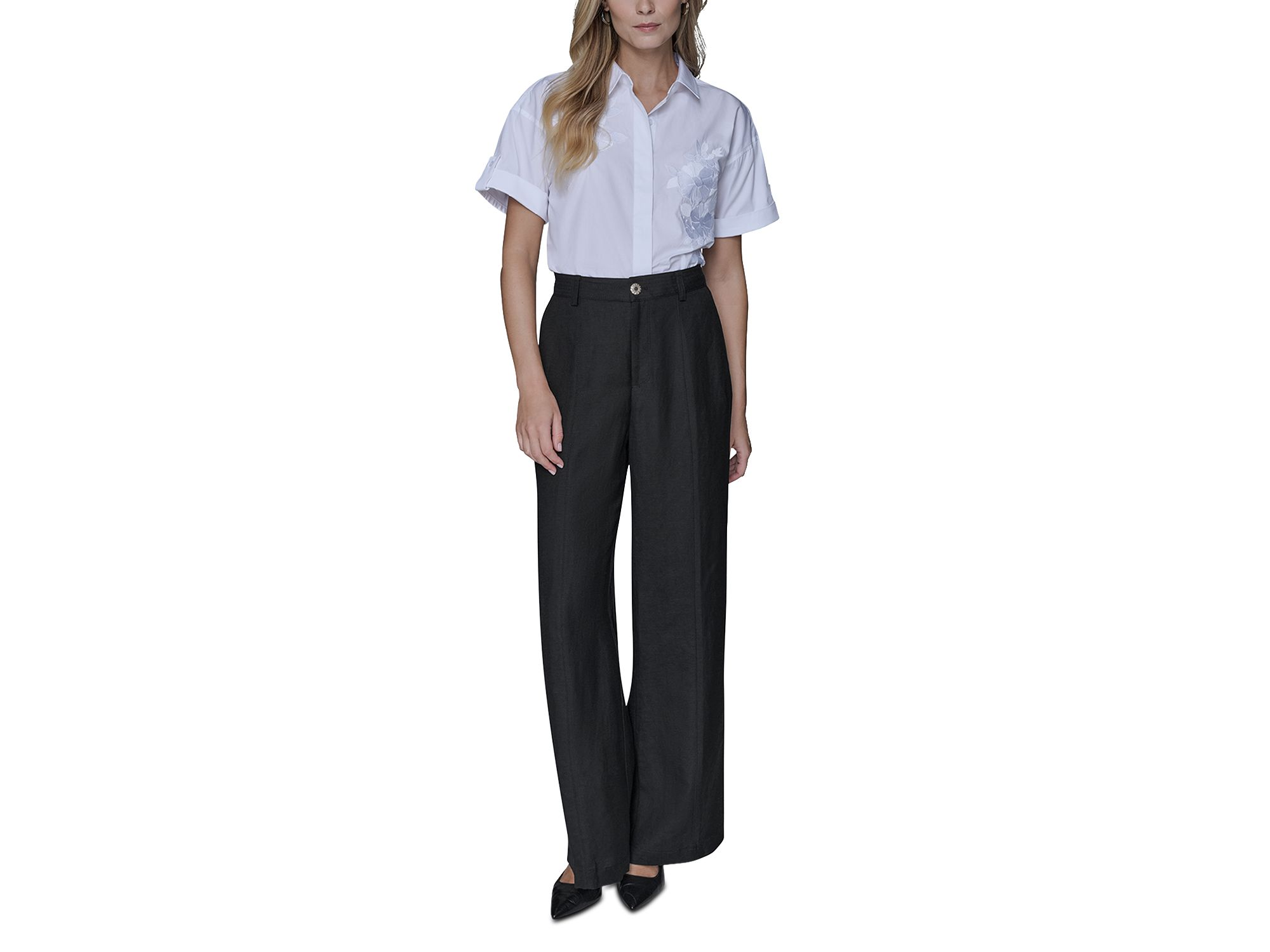 Linen Blend Pants — Image 4