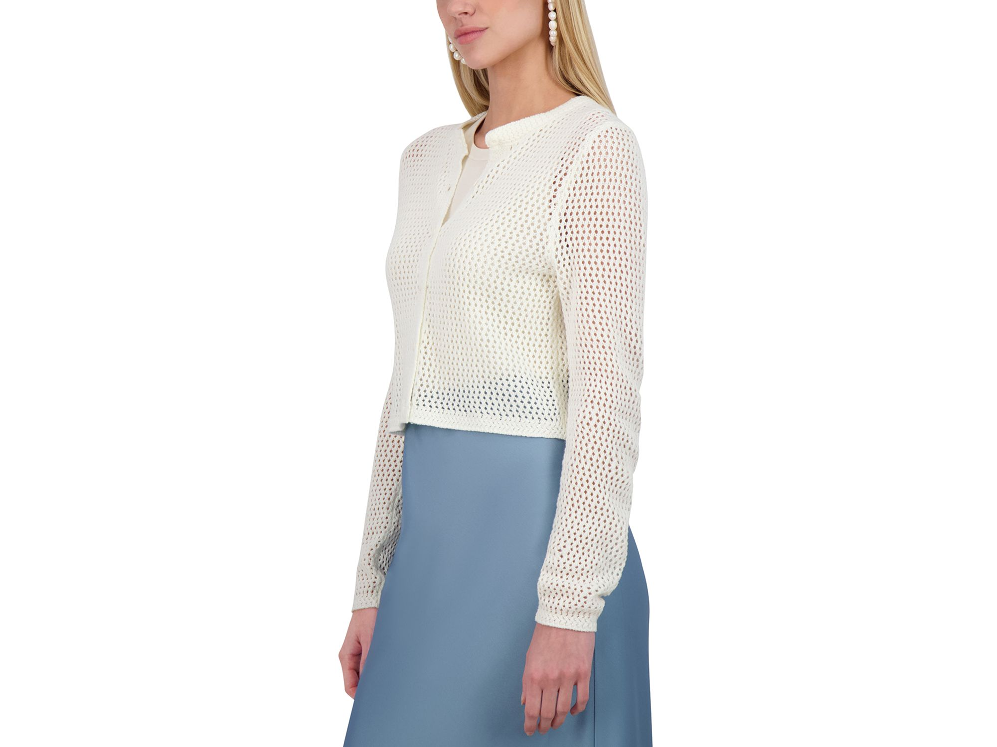 Wide Knit Cardigan — Image 4