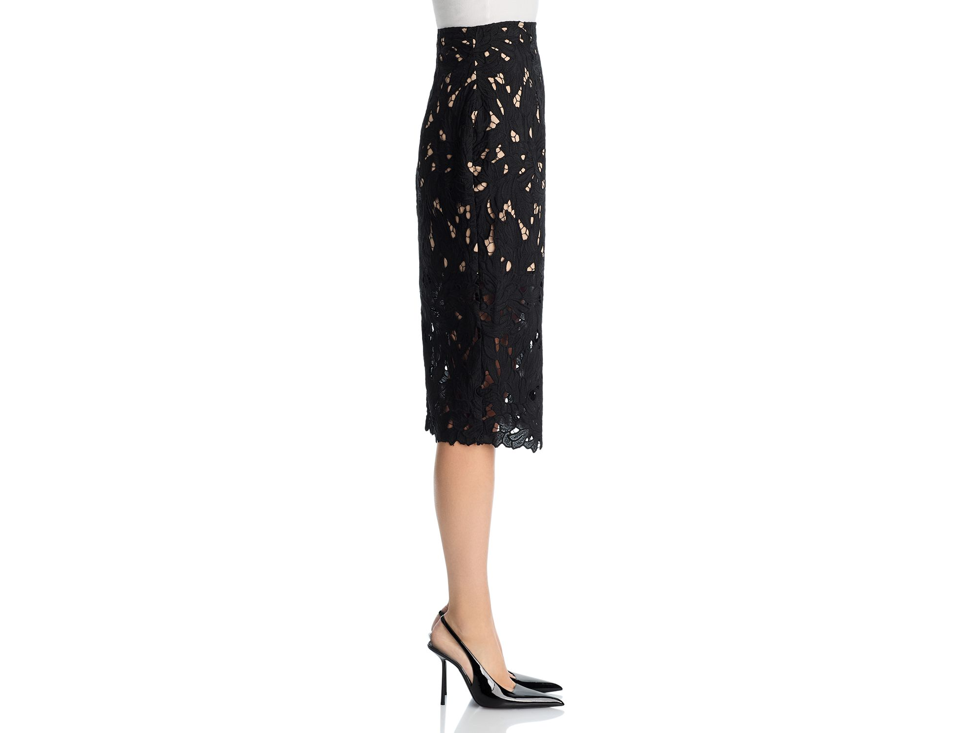Large Lace Top & Lace Midi Skirt - Exclusive — Image 9