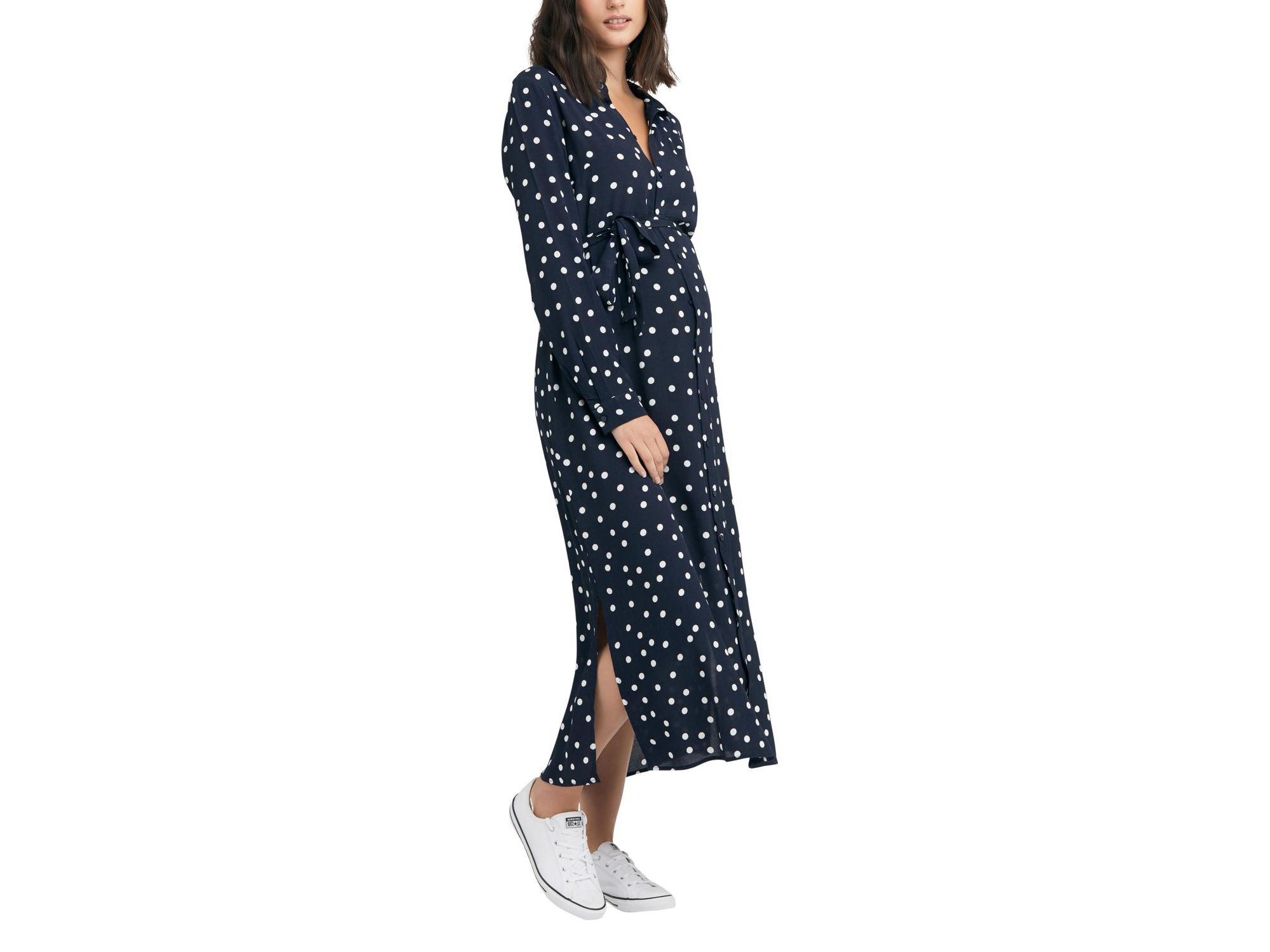 Spot Shirt Dress — Image 3
