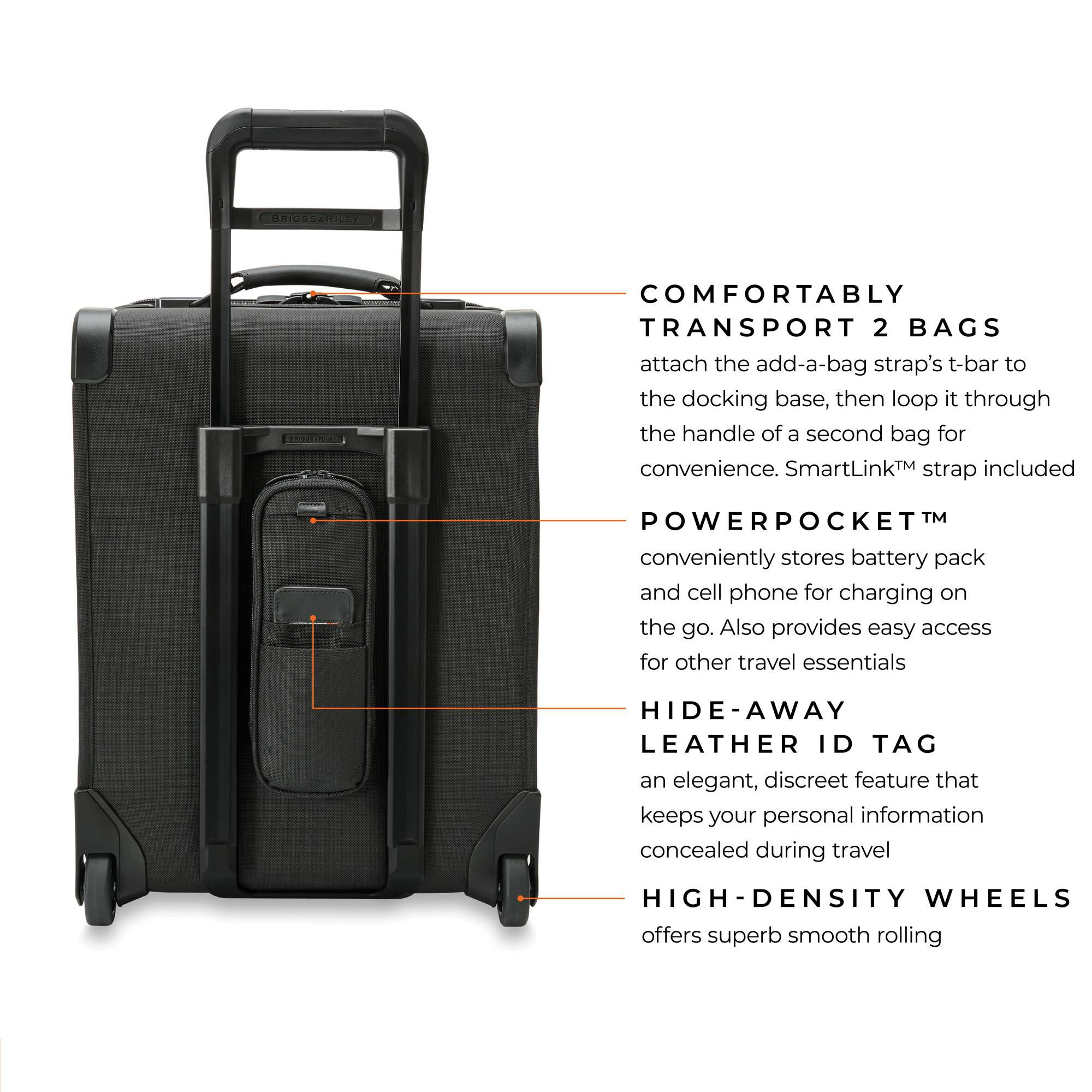 Baseline Global 2 Wheel Carry On Suitcase — Image 6
