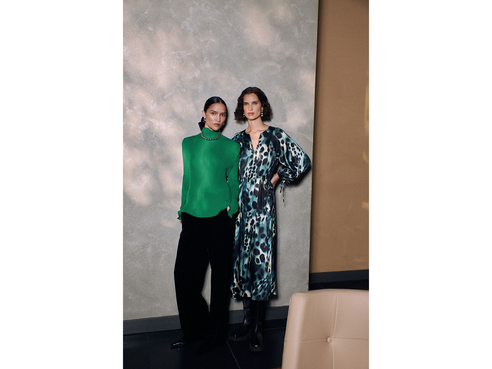Misty Leopard Print Dress — Image 4