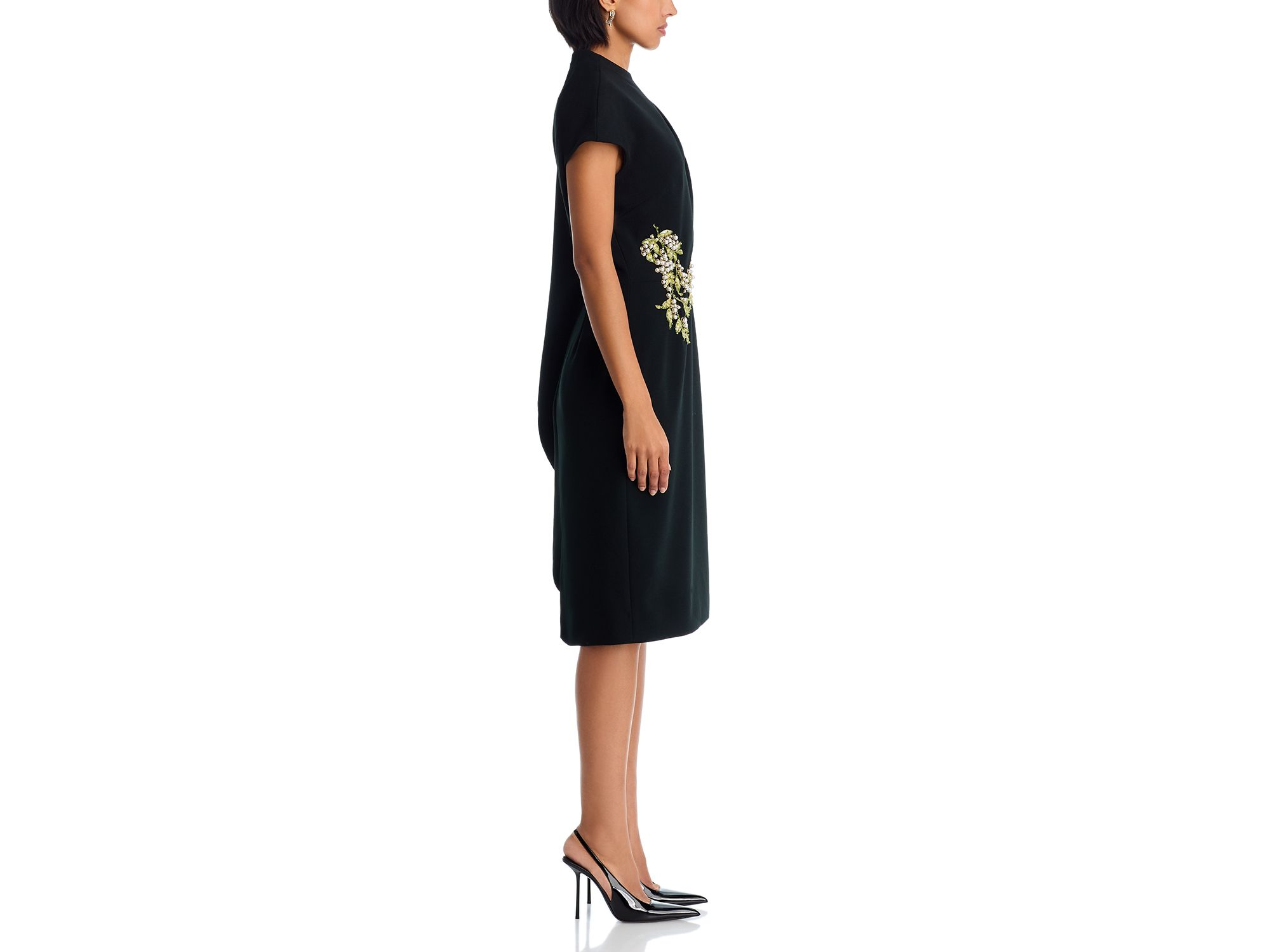 Embellished Cape Dress — Image 4