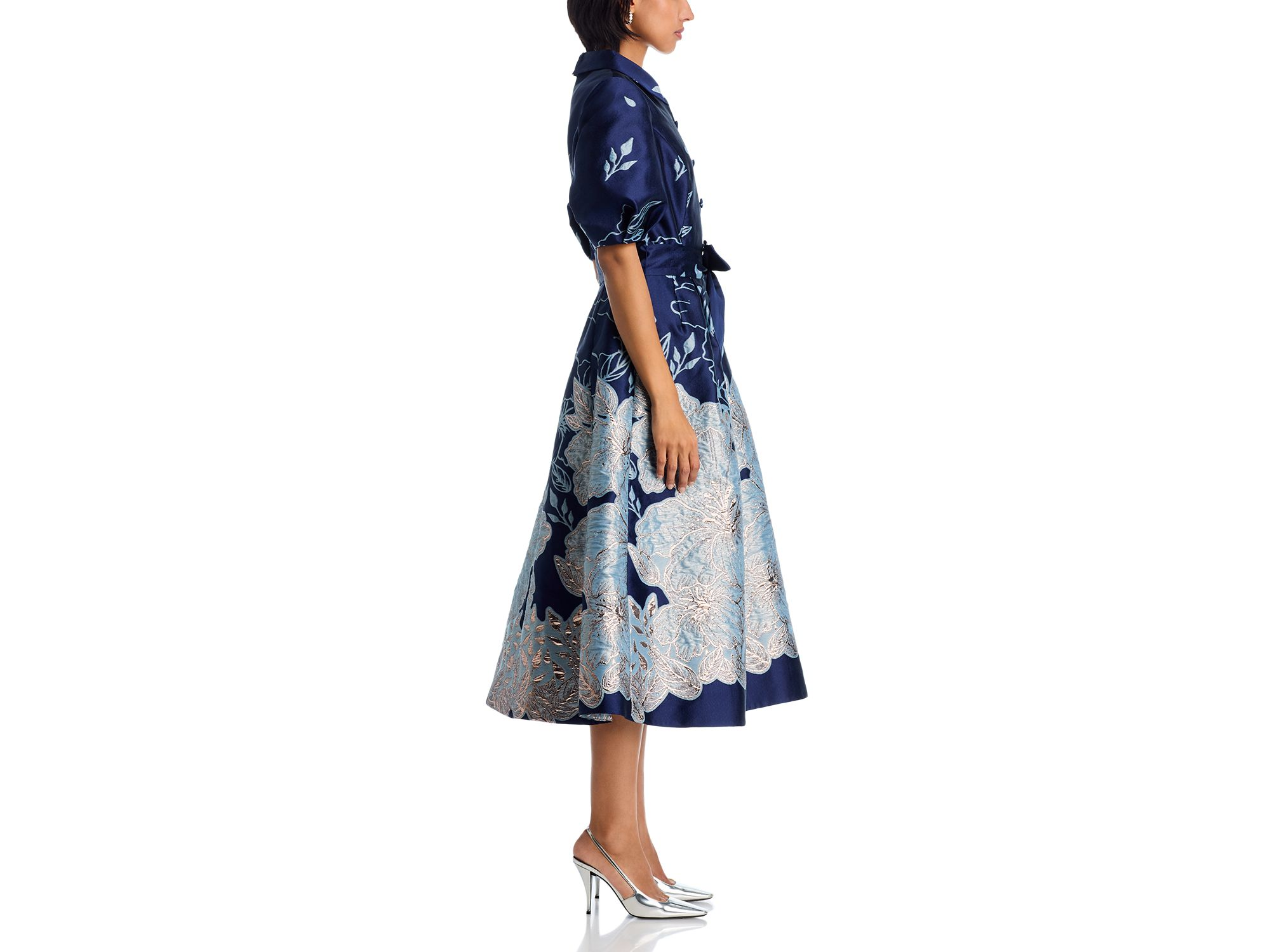 Jacquard Midi Dress — Image 5