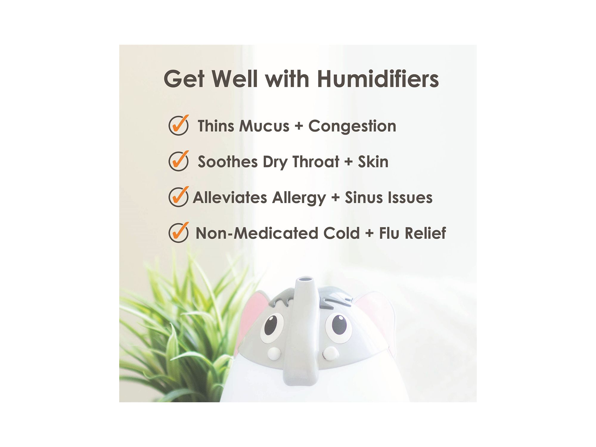 Adorable Humidifier, Mini Owl, Cool Mist Humidifier with Vapor Tray, 0.5 Gal. — Image 9
