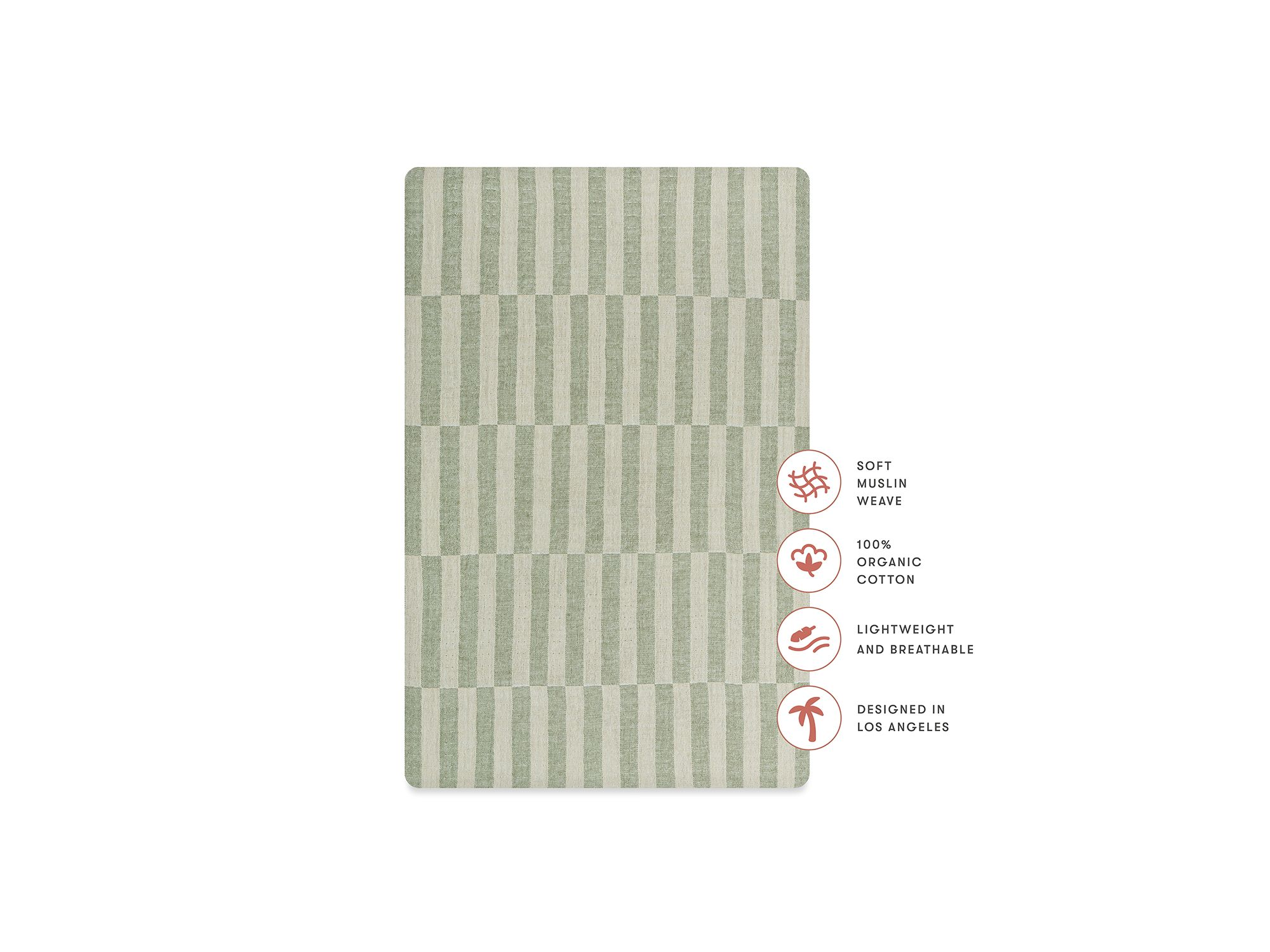 All Stages Bassinet Sheet in Muslin Cotton — Image 6