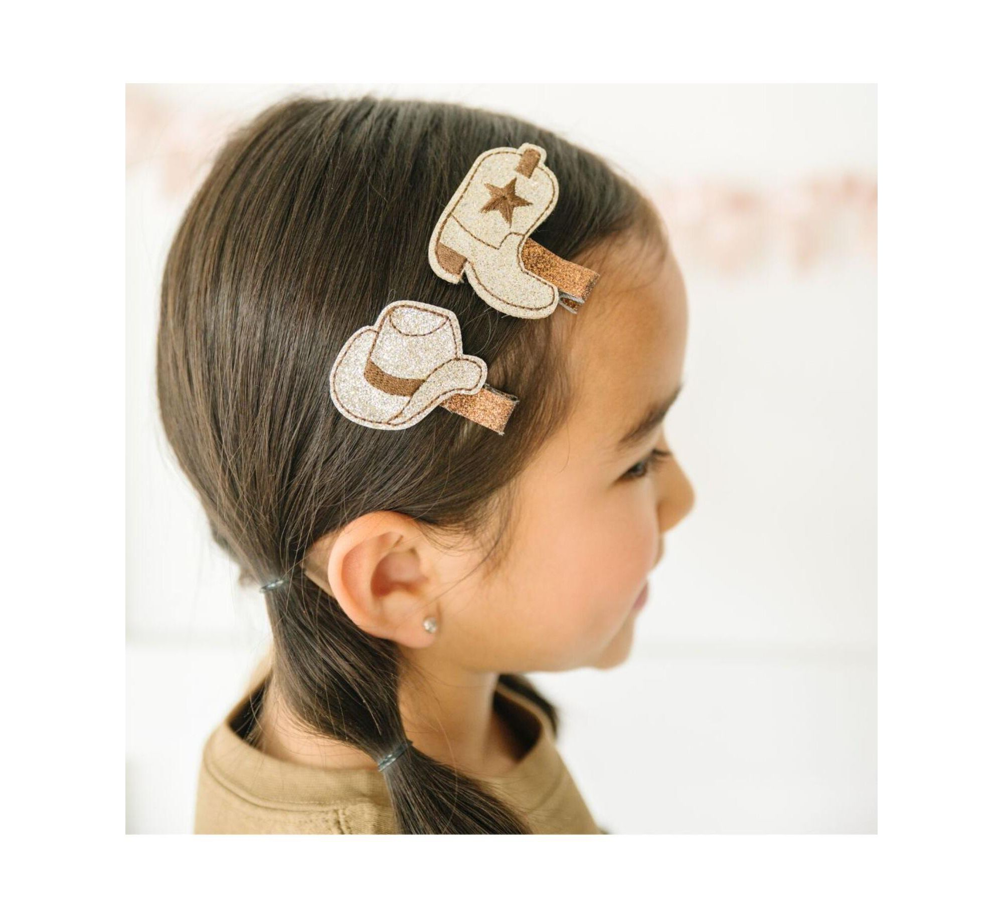 Girls' Cowgirl Cutie Clip Set — Image 3