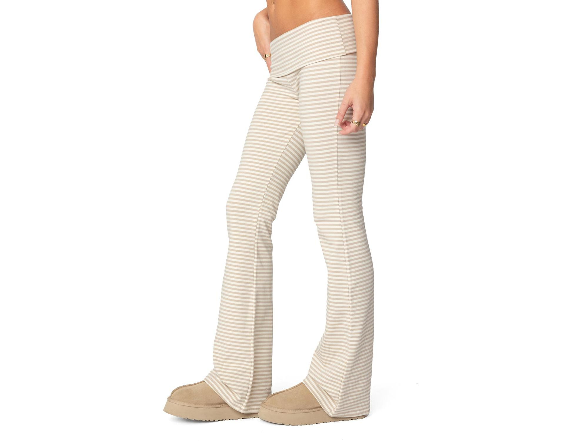 Kaeli Stripey Flared Leggings — Image 3