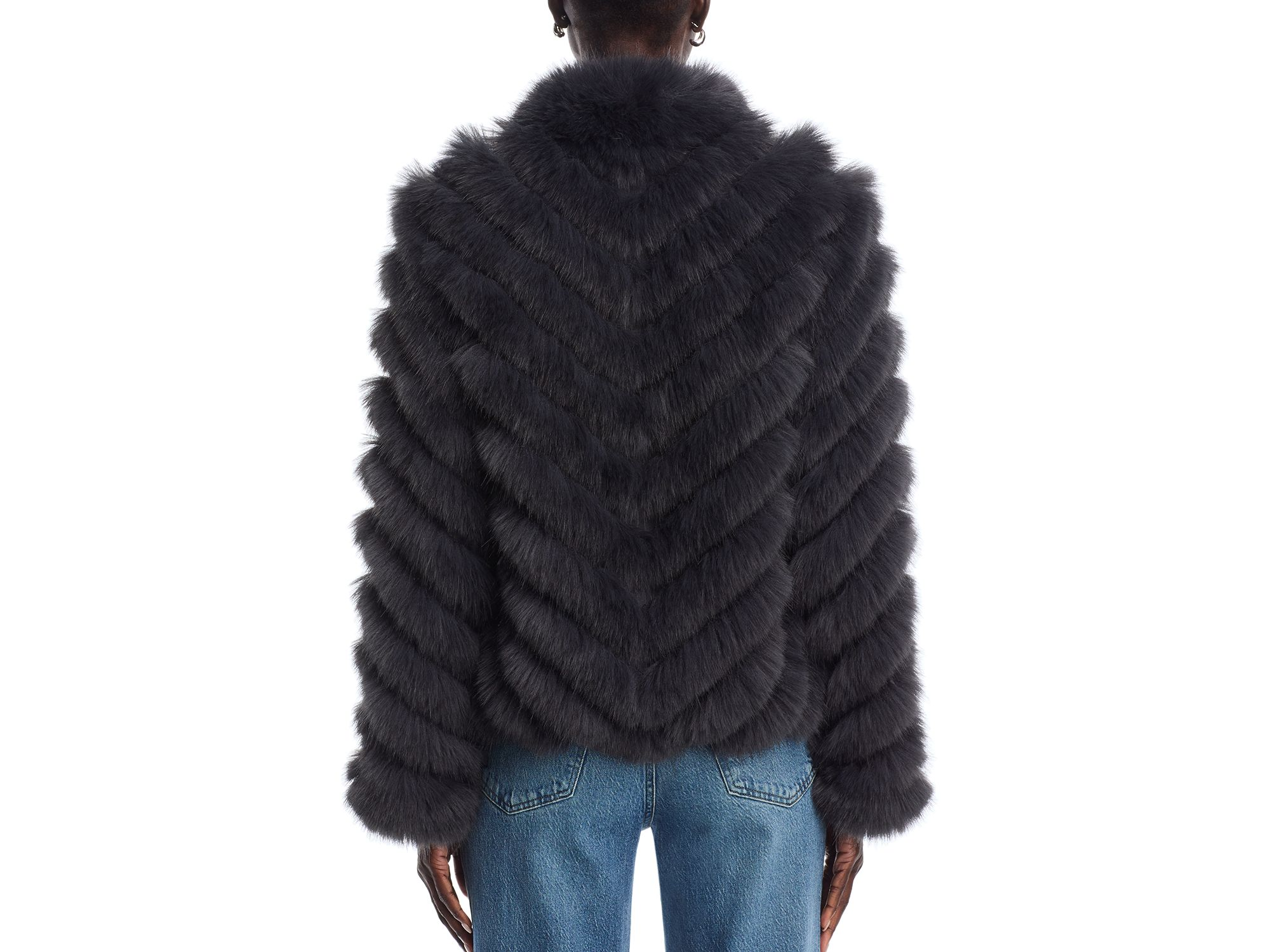 Reversible Faux Fur Jacket — Image 4