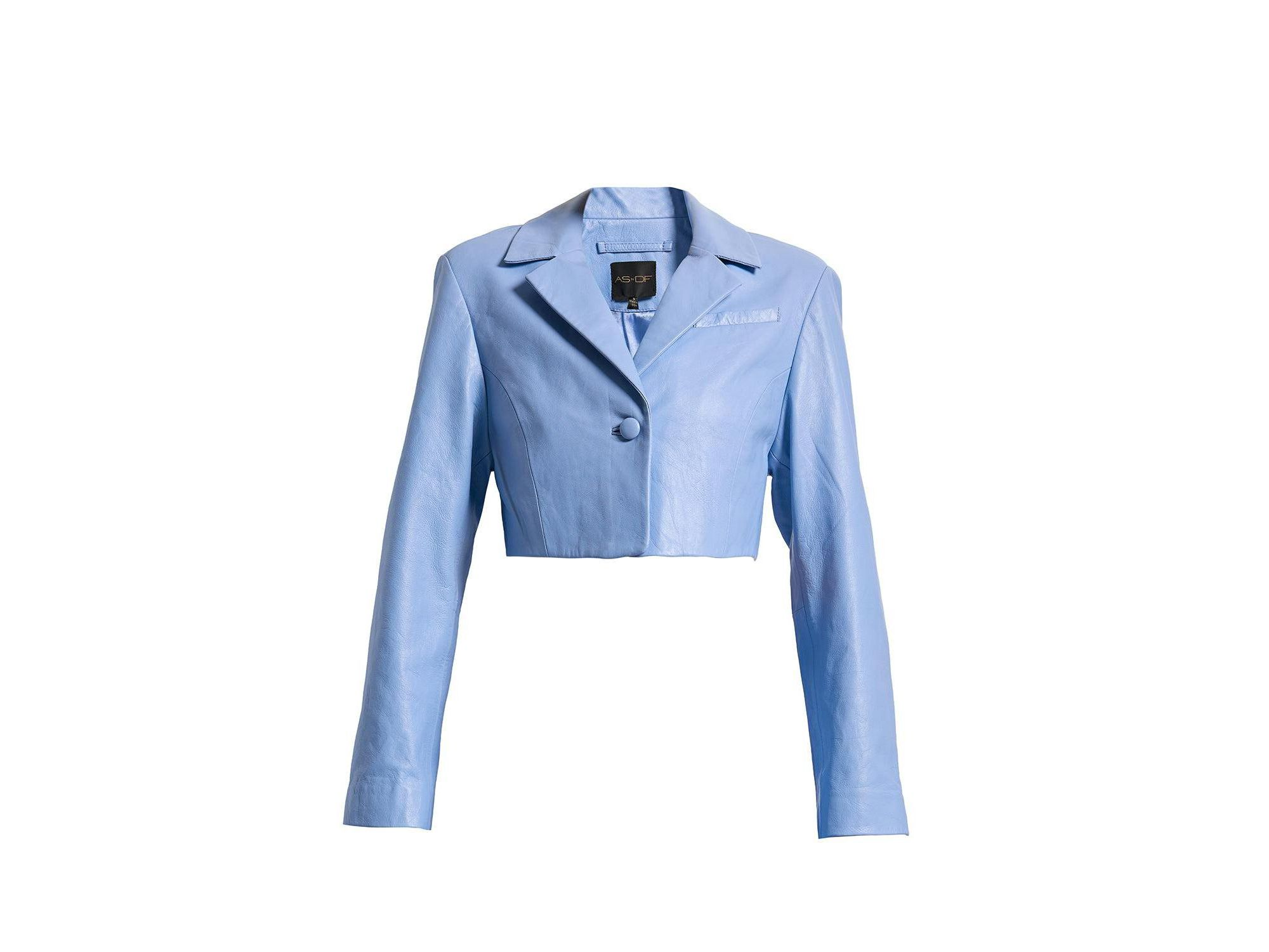 Poppy Leather Blazer — Image 3