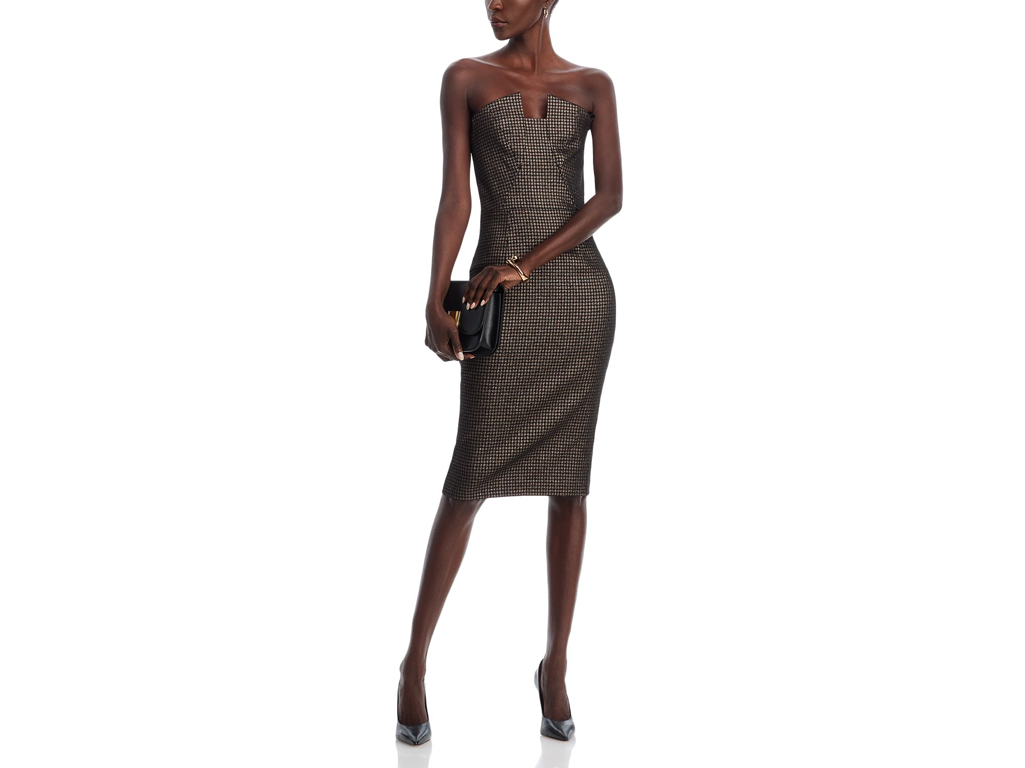 Lena Notch Neck Sheath Dress — Image 4