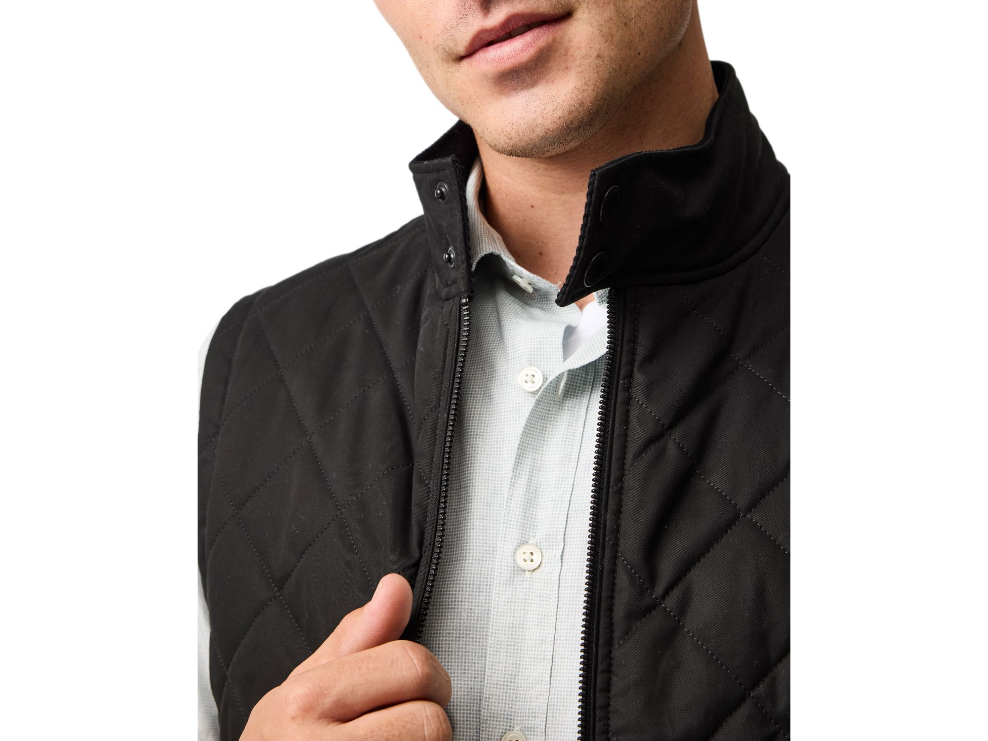 Mount Riley Slim Fit Button-Front Shirt — Image 3