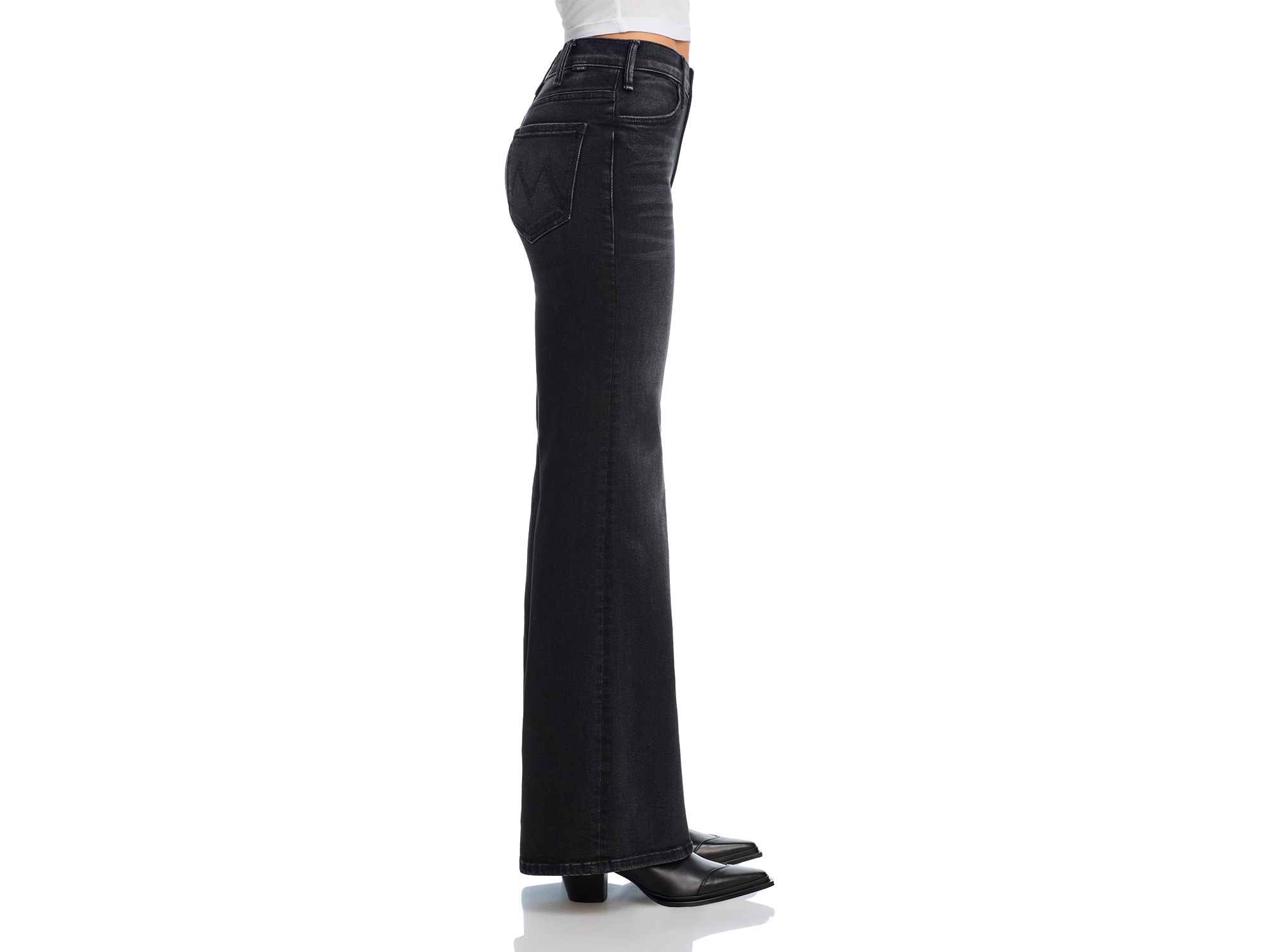 Lil' Hustler Roller Sneak High Rise Jeans in Not Today Satan — Image 7