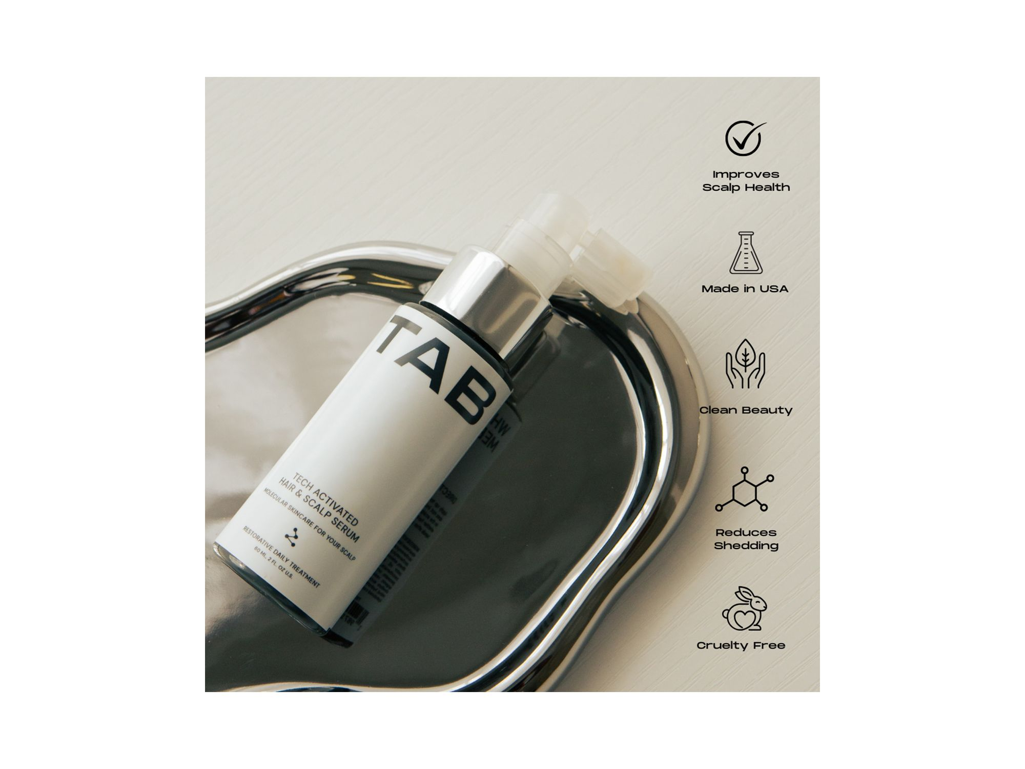 Tech Activated Hair & Scalp Serum 2 oz. — Image 6