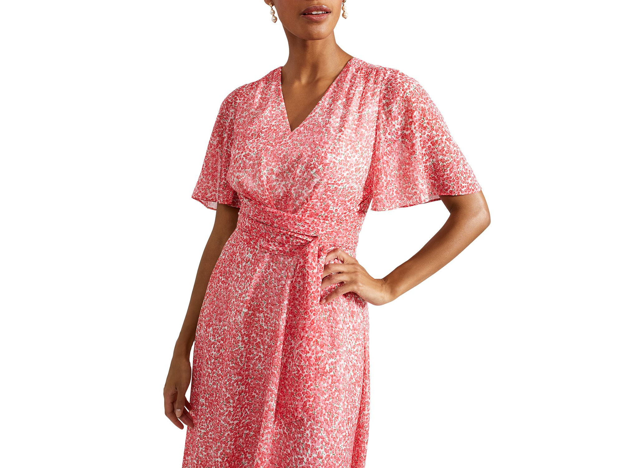 Marie Floral Print Dress — Image 4