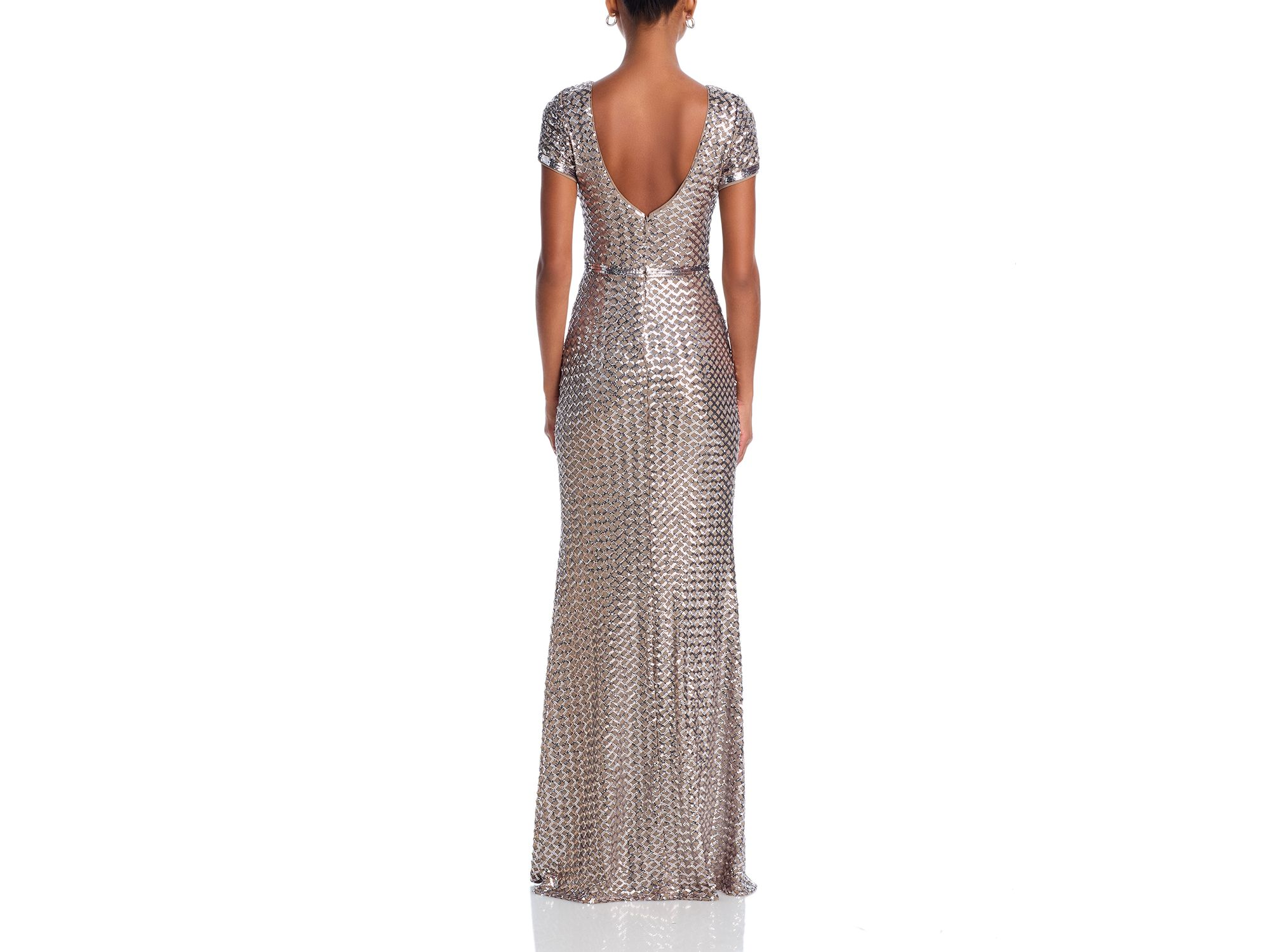 Belted Sequin Gown - Exclusive — Image 10