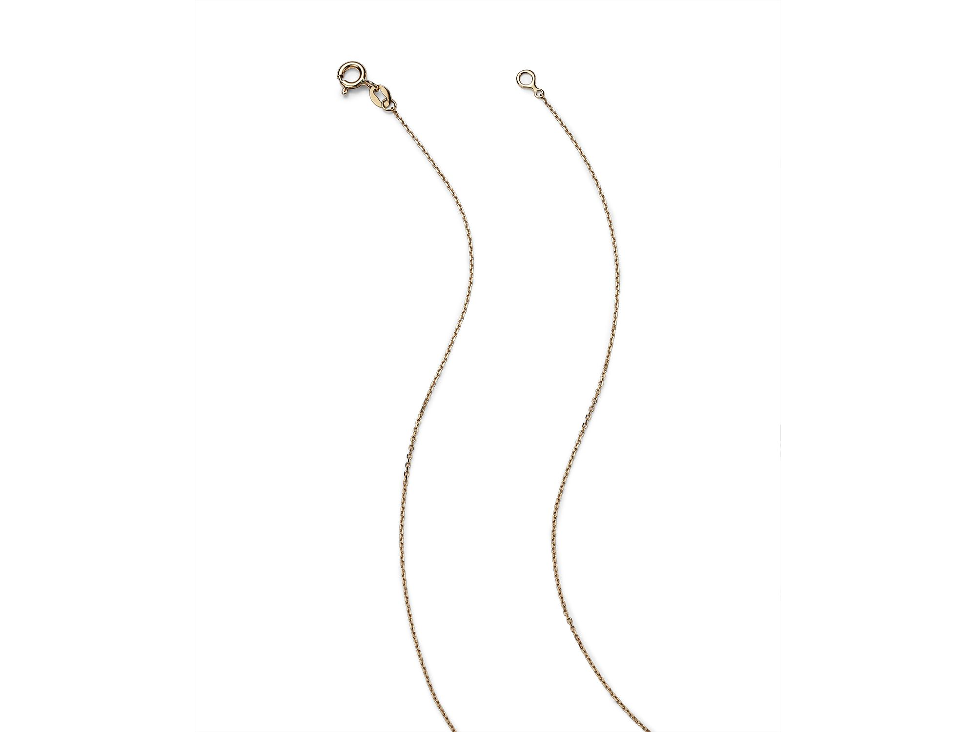 Diamond Hummingbird Pendant Necklace in 14K Yellow Gold, 0.09 tcw — Image 4