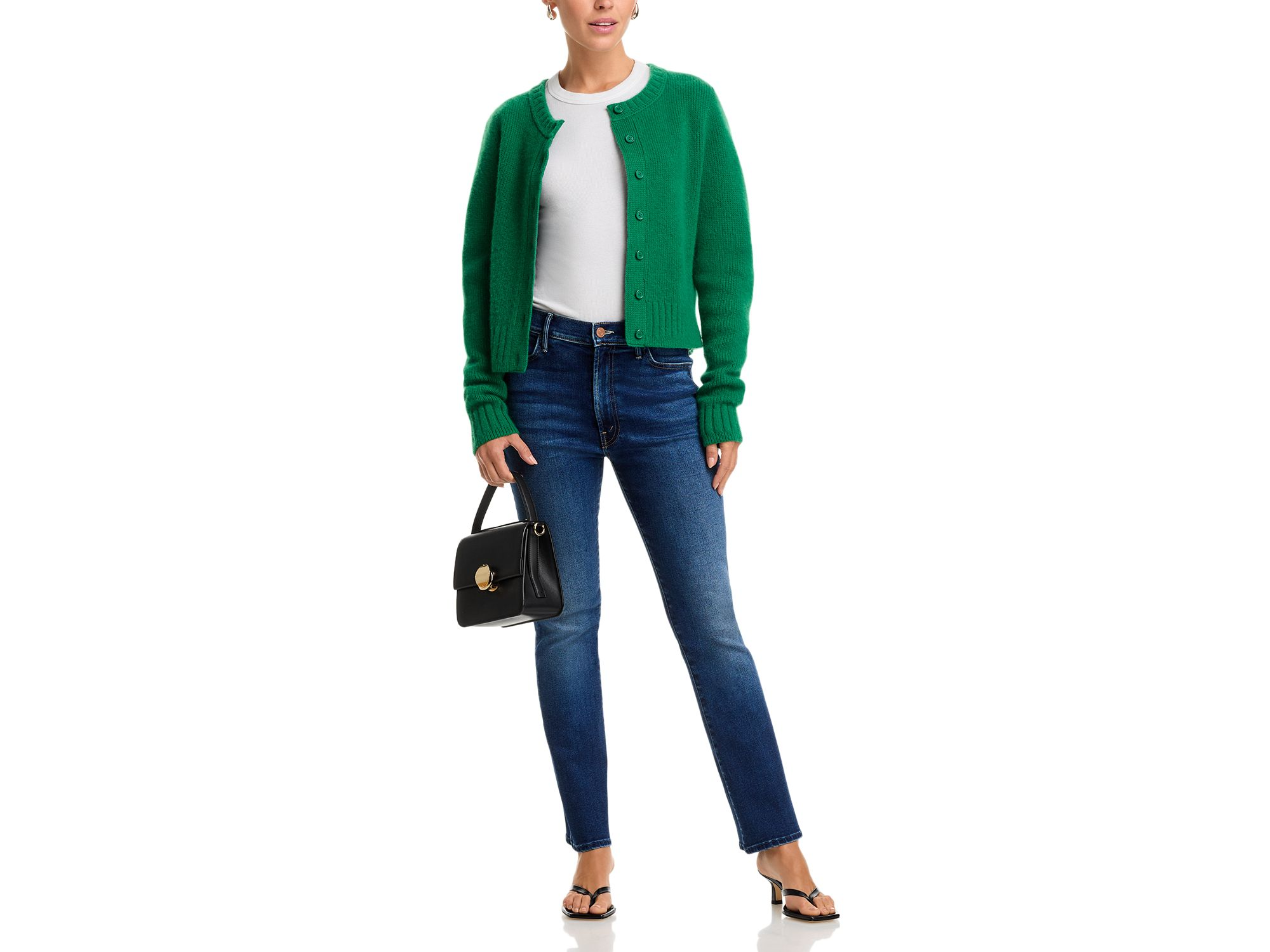 Lil Hustler High Rise Crop Jeans in Taking Chances — Image 5