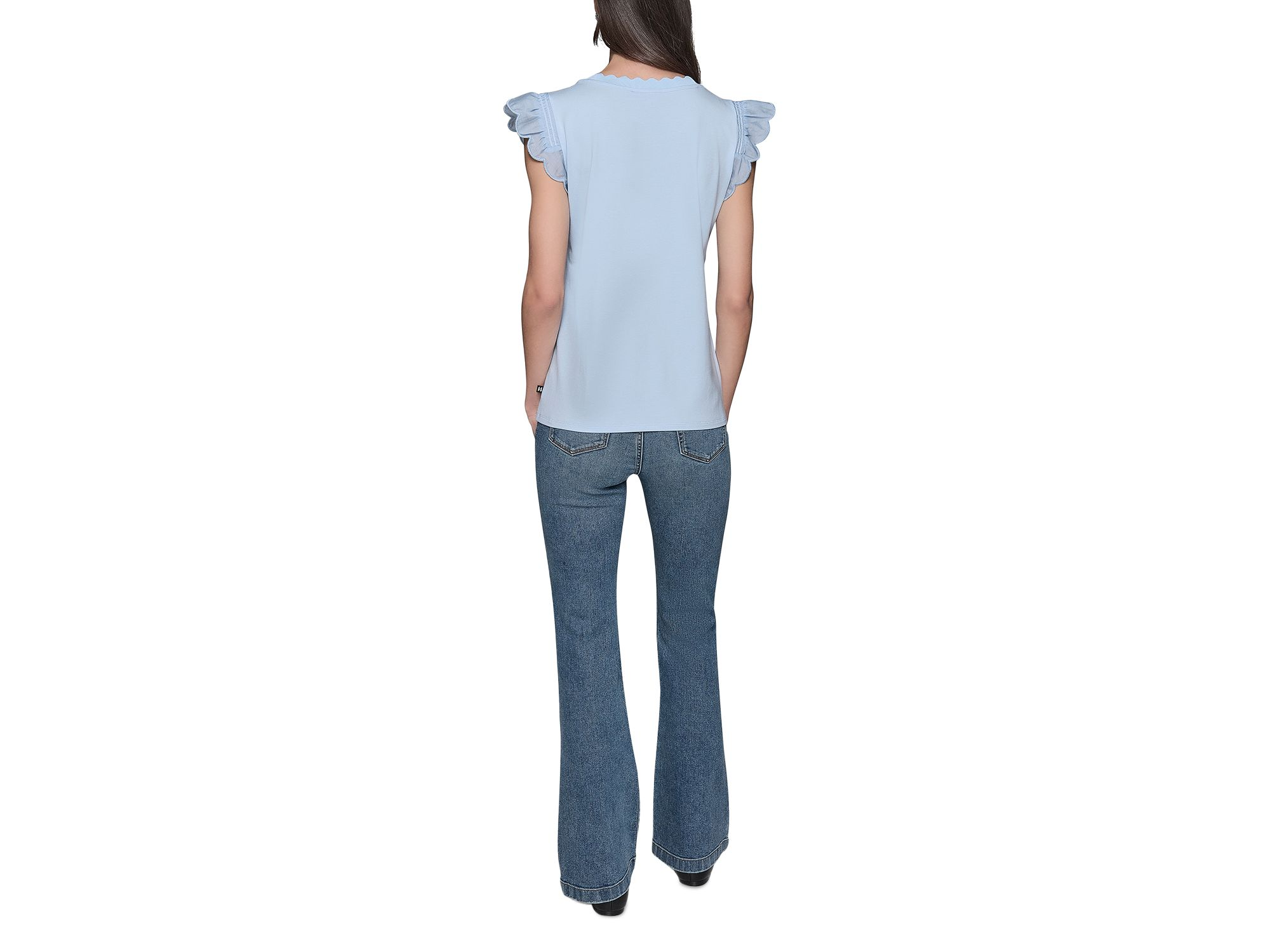 Sleeveless Ruffled Top — Image 5
