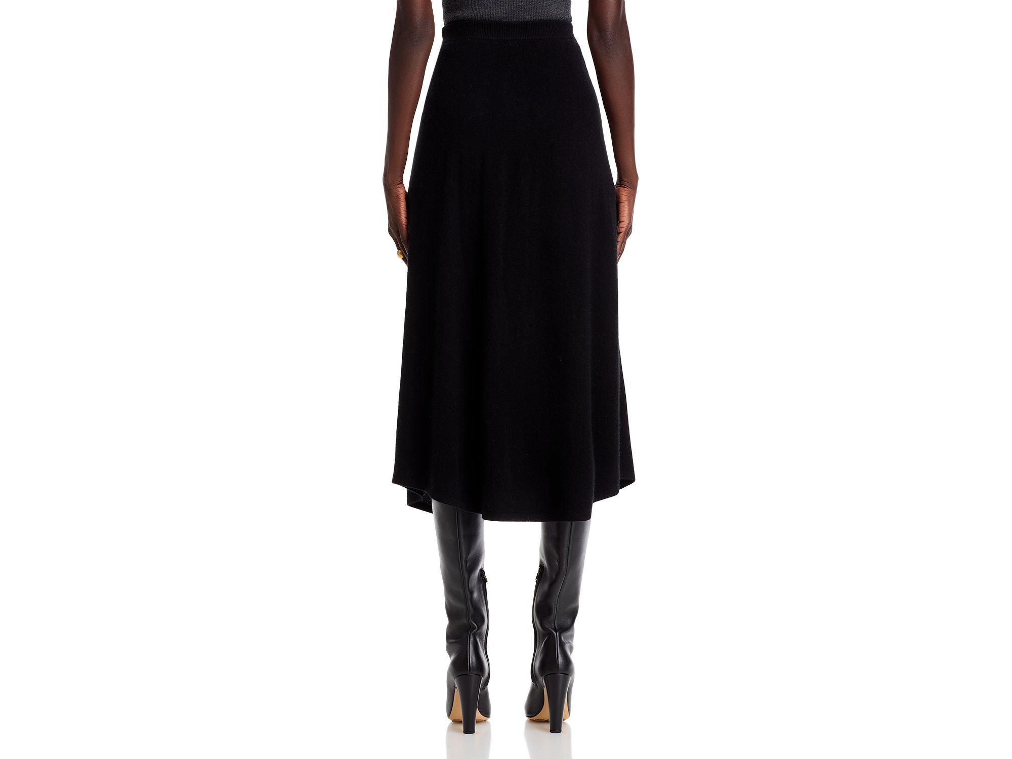100% Cashmere Midi Skirt - Exclusive — Image 10