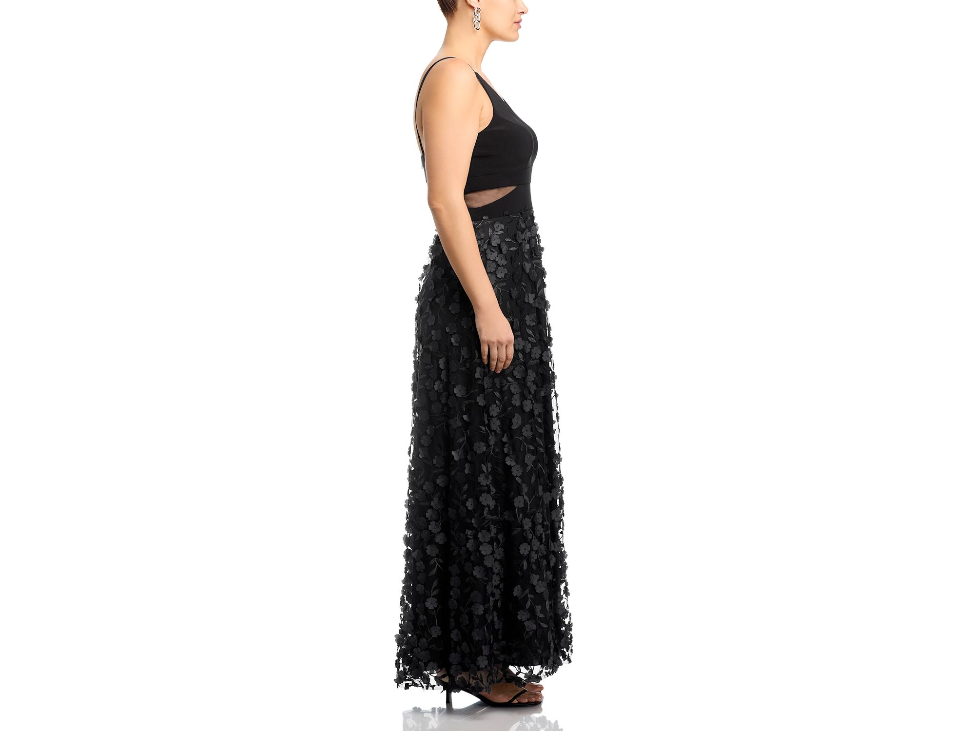 Floral Applique Gown - Exclusive — Image 11