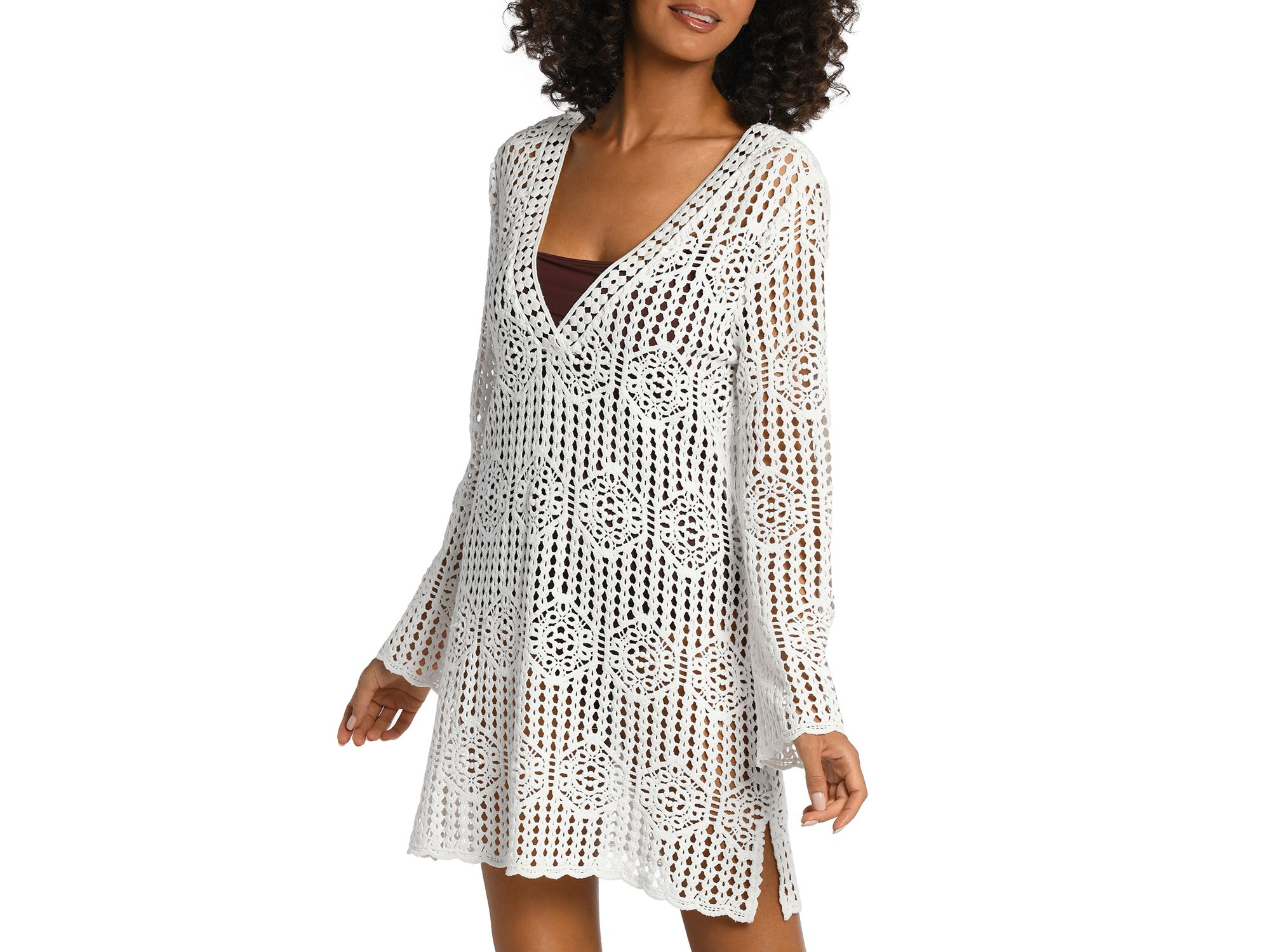 Waverly Crochet Swim Cover Up Tunic — Image 6