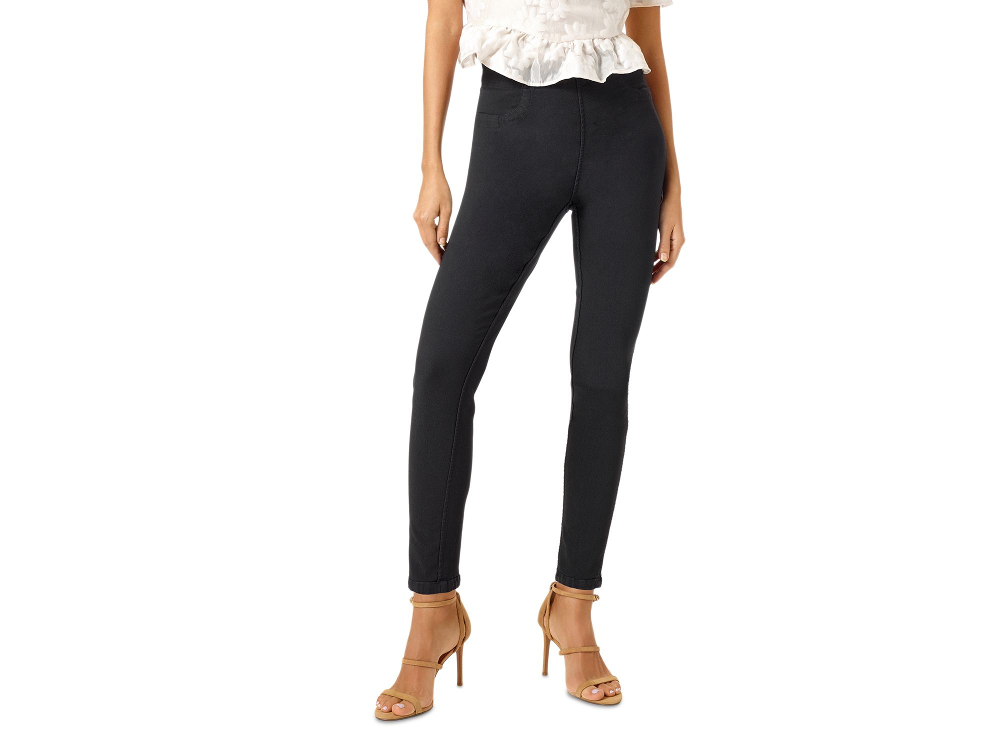 Reversible Denim Leggings — Image 6