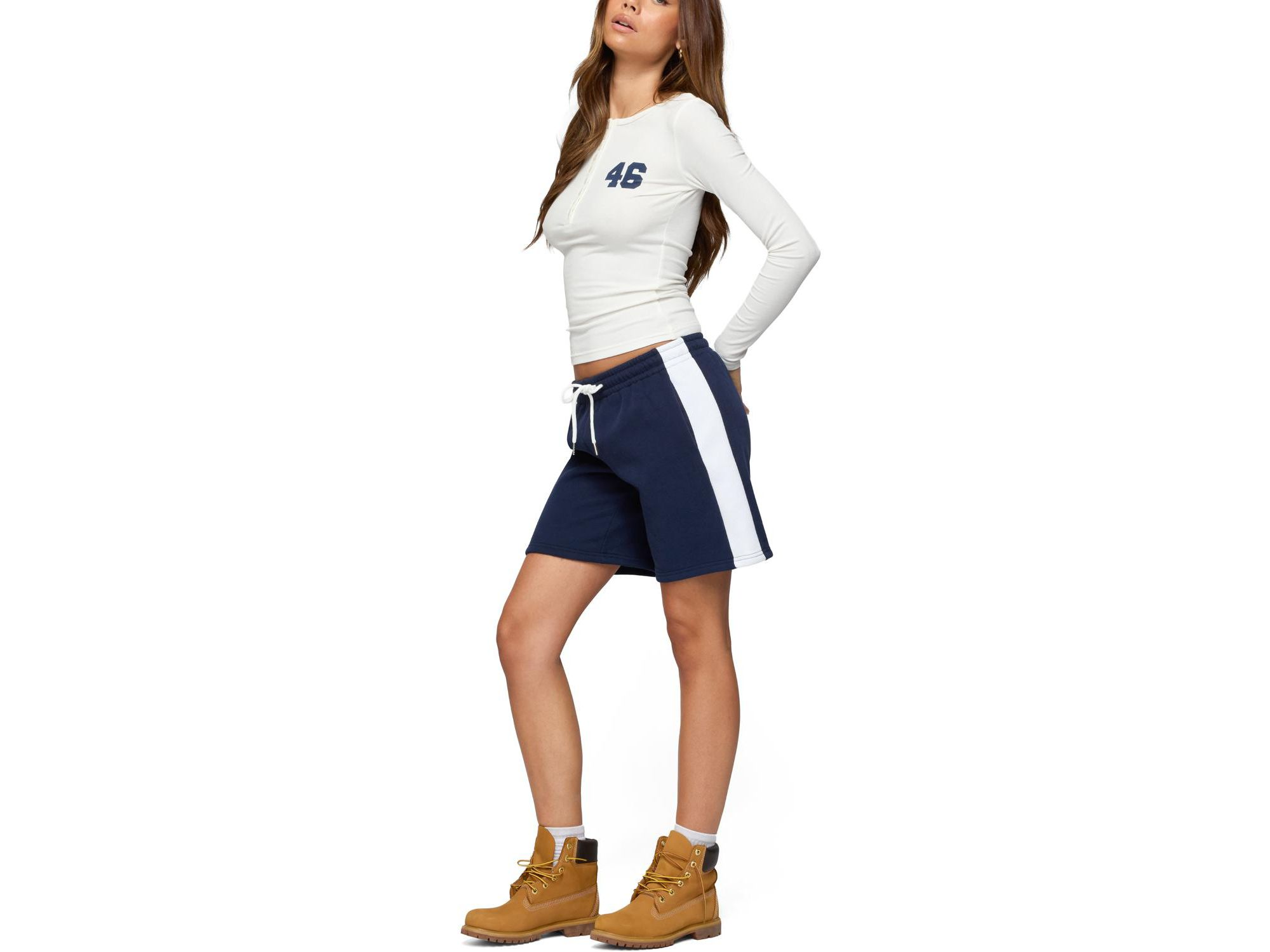 Contrast Nylon Bermuda Shorts — Image 3